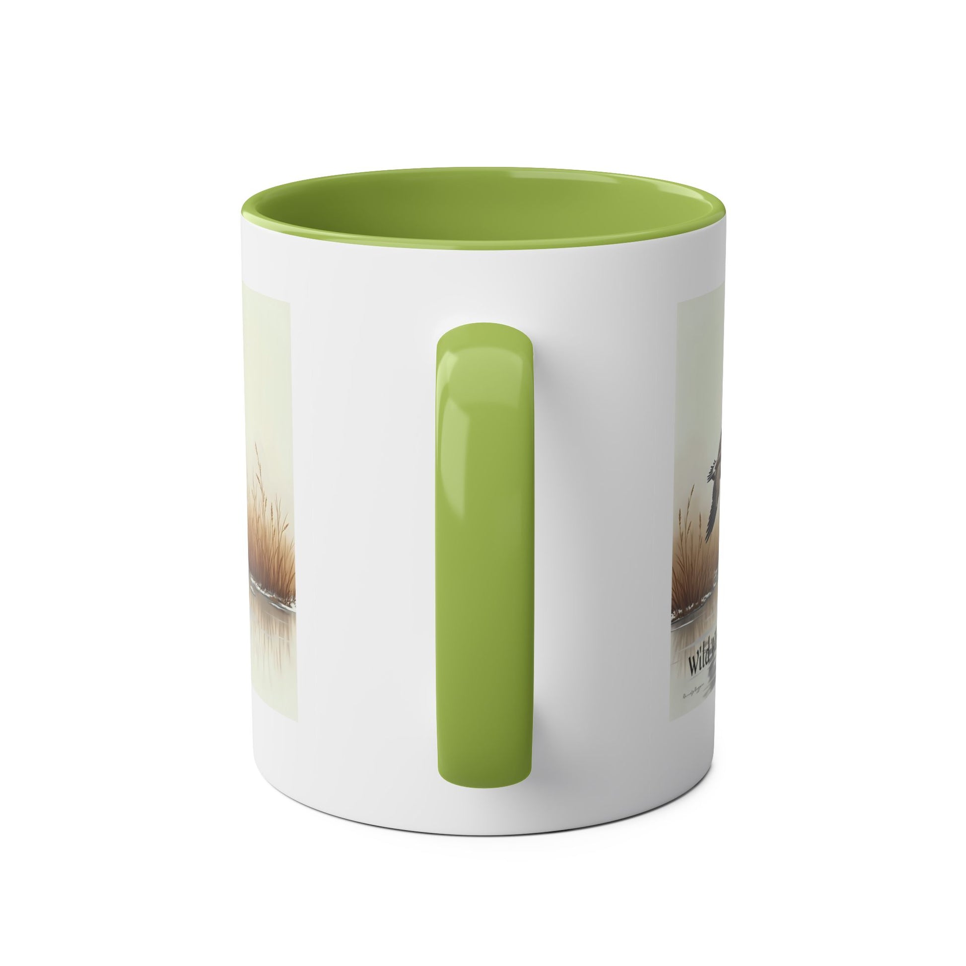 Canadian Geese Two-Tone Coffee Mugs, 11oz