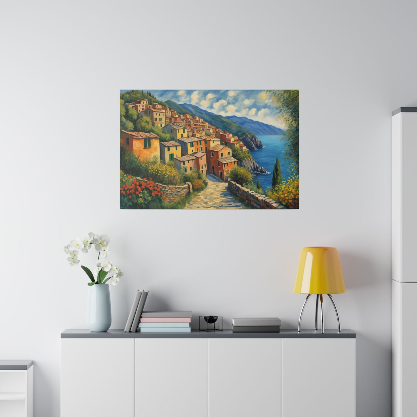 Italian Village of Cinque Terre Canvas Print