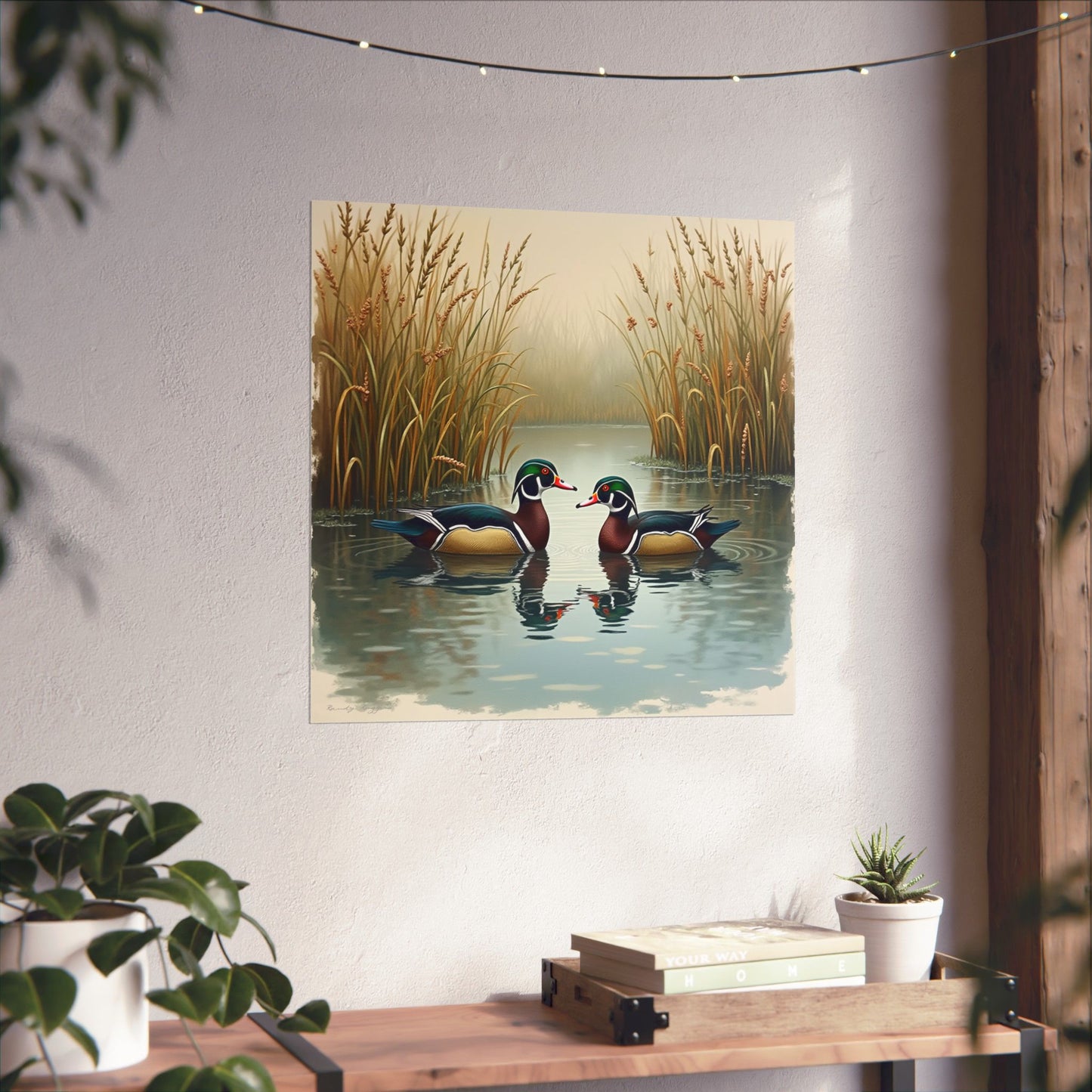 An Afternoon Refuge Wood Ducks Print