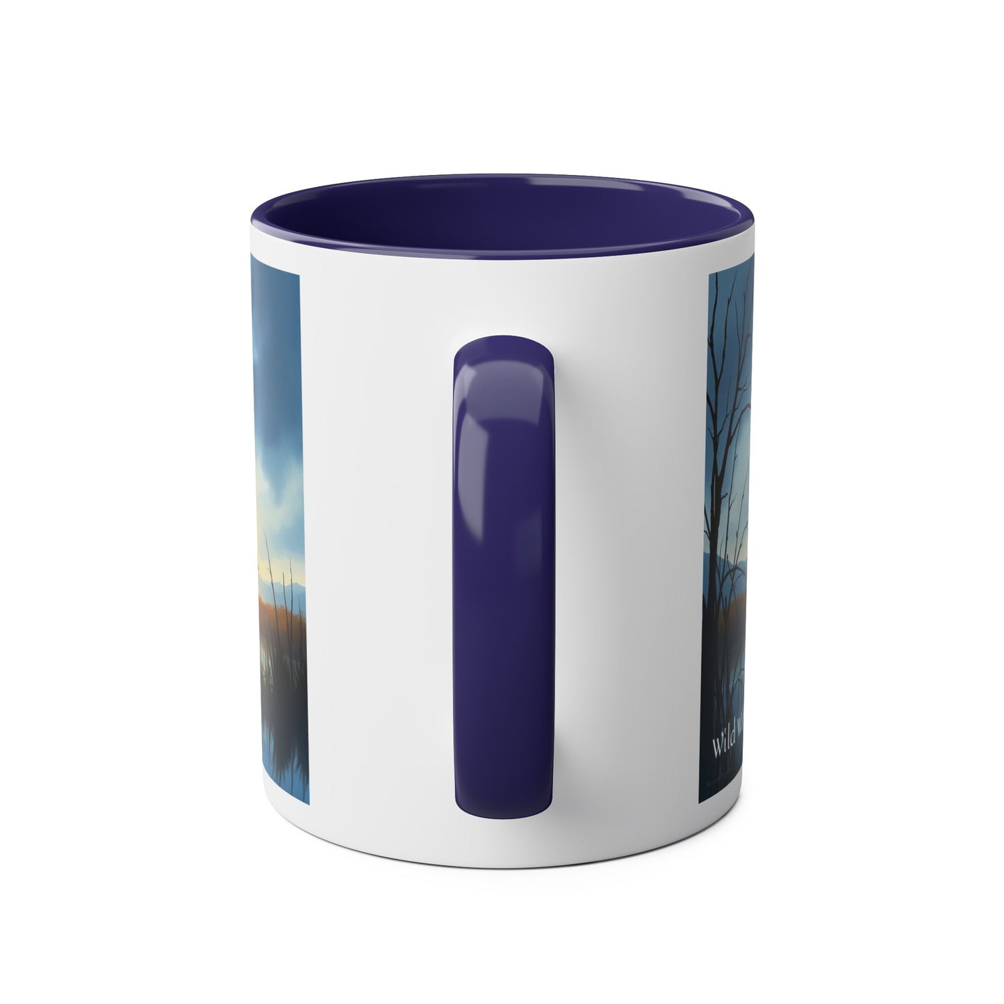 Mallard Duck Two-Tone Coffee Mug, 11oz