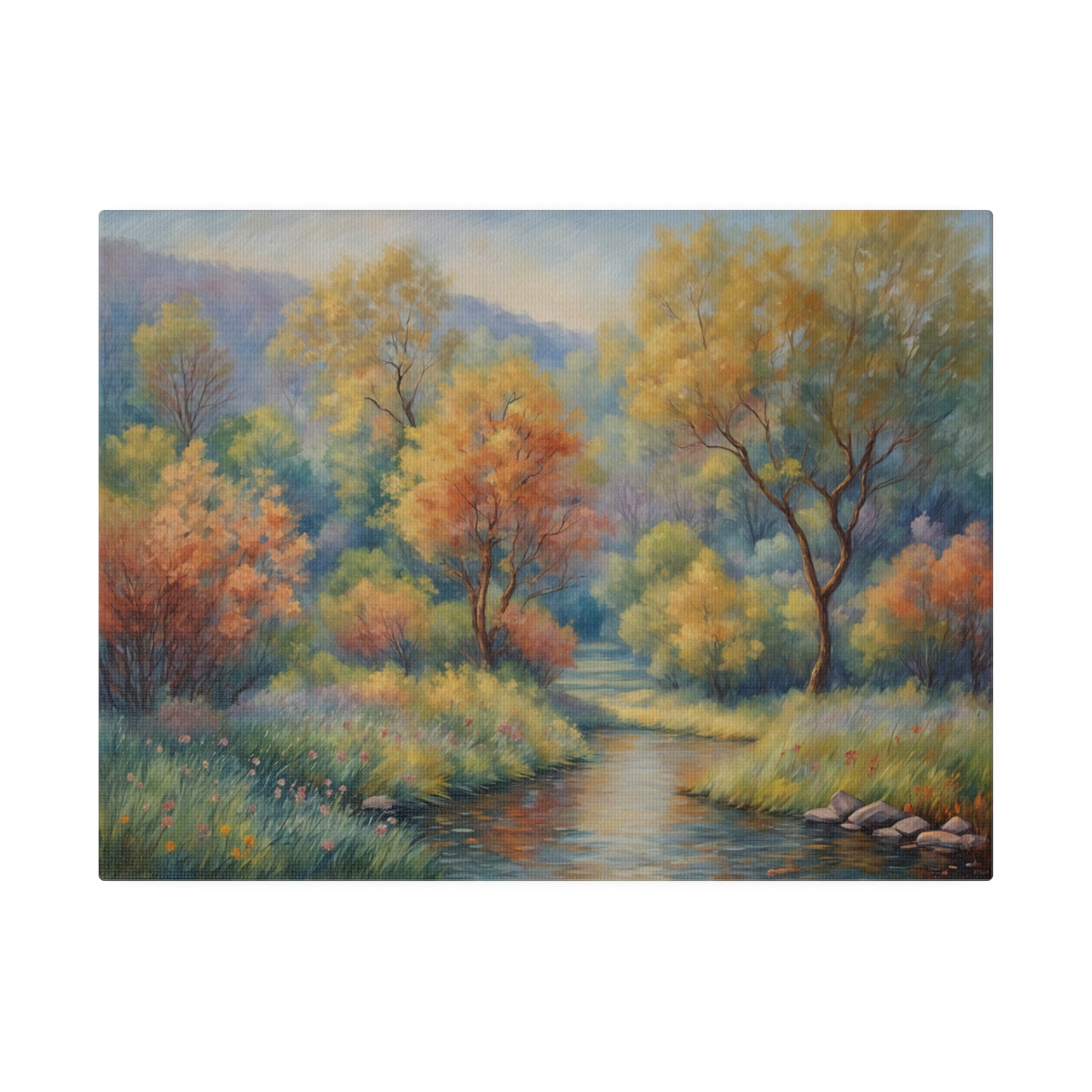 Nature-inspired Wildflower landscape Canvas Print