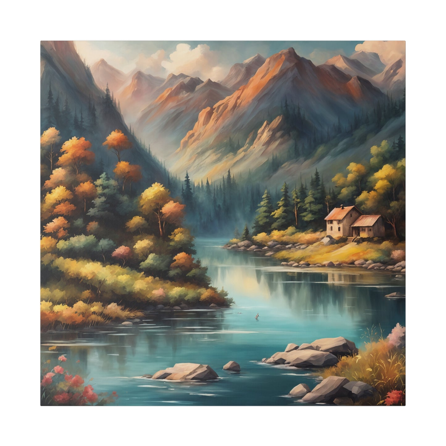 Nature Inspired Motif Canvas Print