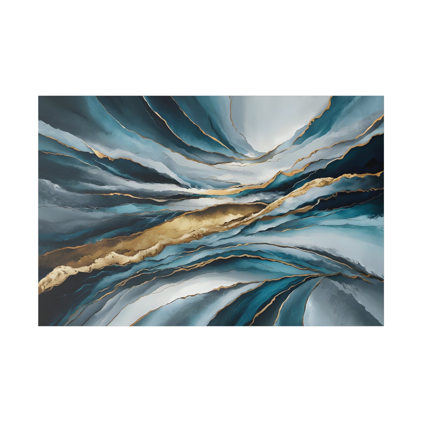 Abstract Landscape Matte Canvas Print