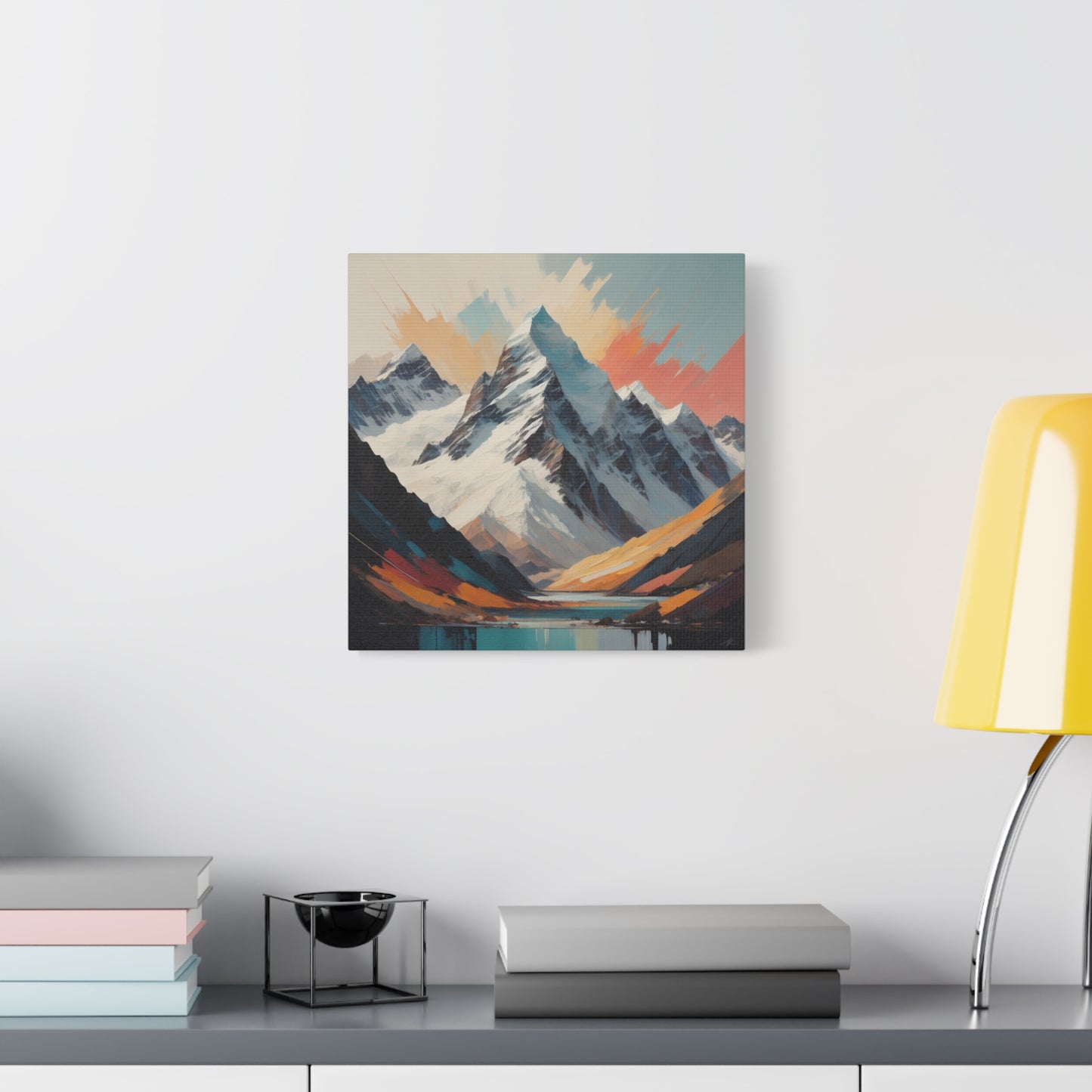 Abstract Southern Alps Canvas Print