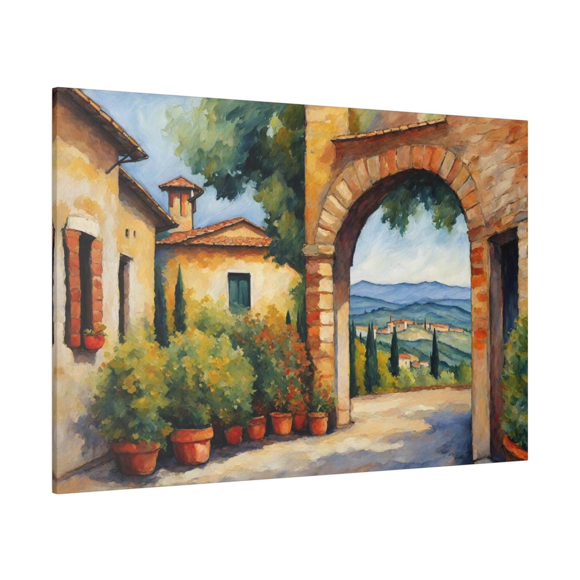 This stunning Montepulciano Italy art captures the beauty of the Italian landscape through a vintage print that will elevate any wall in your home. Expertly printed and crafted, this piece offers a unique glimpse of Italian culture and adds a touch of elegance to your decor. Perfect for art enthusiasts and lovers of travel alike.