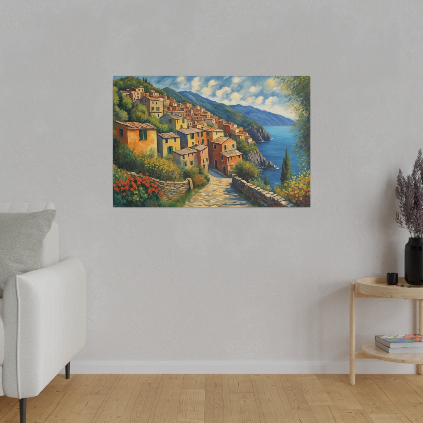 Italian Village of Cinque Terre Canvas Print