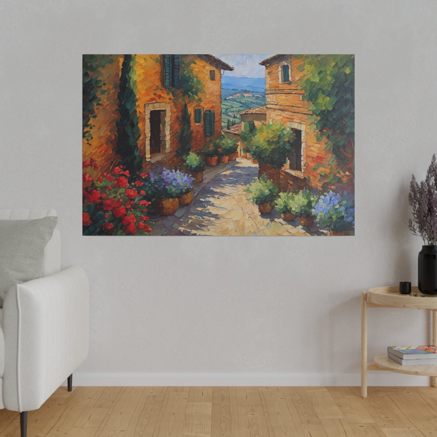 This stunning Montepulciano Italy art captures the beauty of the Italian landscape through a vintage print that will elevate any wall in your home. Expertly printed and crafted, this piece offers a unique glimpse of Italian culture and adds a touch of elegance to your decor. Perfect for art enthusiasts and lovers of travel alike.