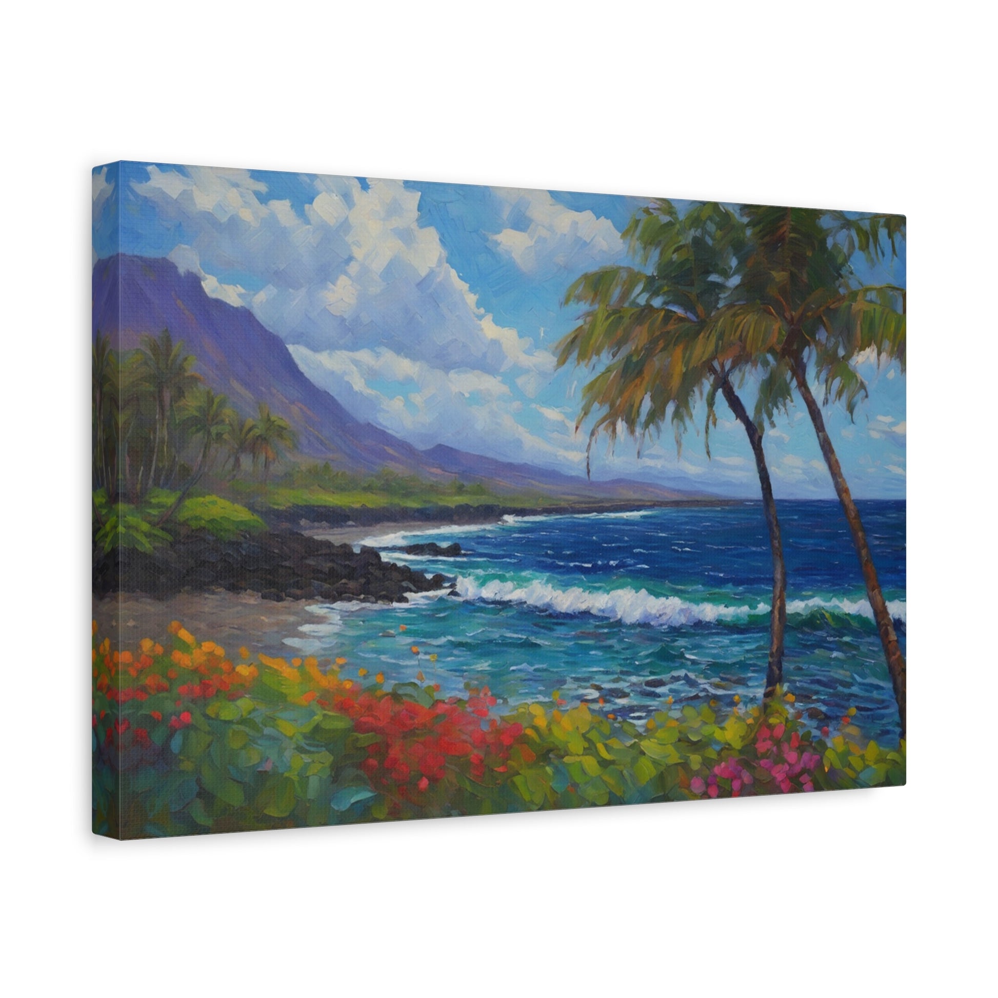 Tropical Breeze Matte Canvas Print