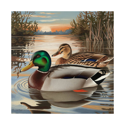 Peaceful Companionship Mallard Print