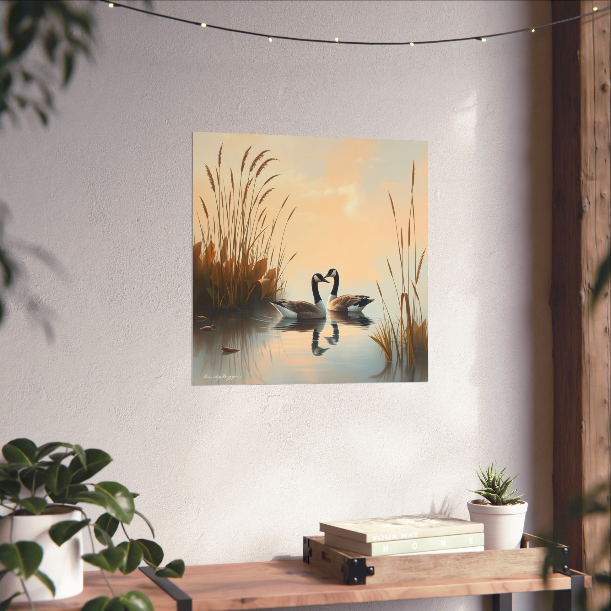 Canadian Geese Natural Sanctuary Print