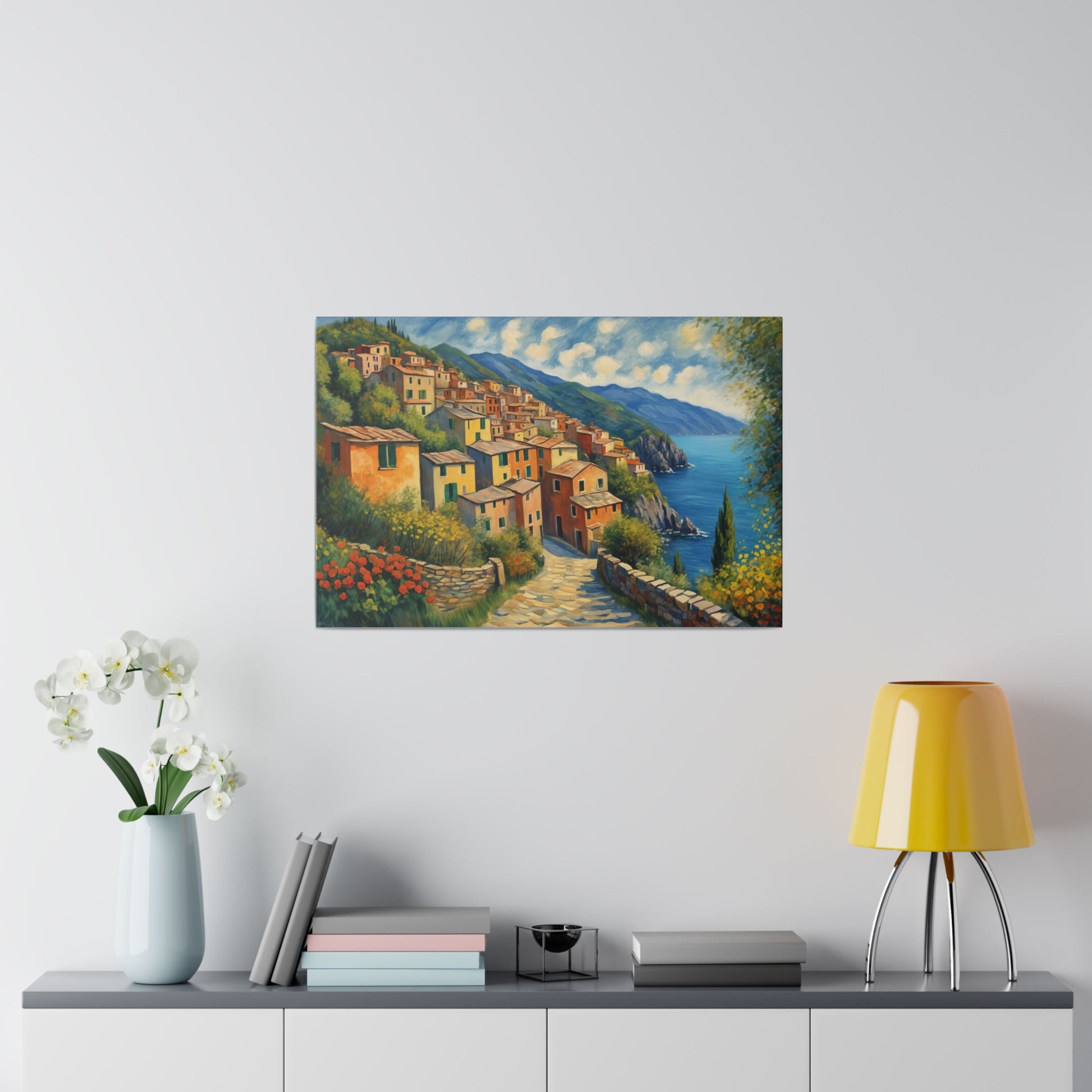 Italian Village of Cinque Terre Canvas Print