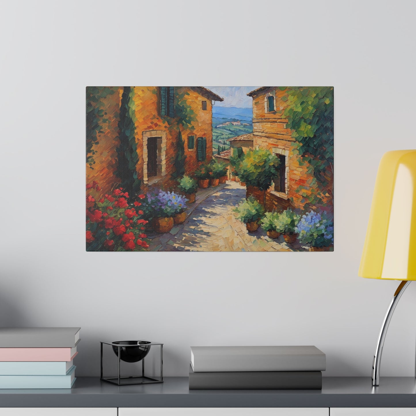 This stunning Montepulciano Italy art captures the beauty of the Italian landscape through a vintage print that will elevate any wall in your home. Expertly printed and crafted, this piece offers a unique glimpse of Italian culture and adds a touch of elegance to your decor. Perfect for art enthusiasts and lovers of travel alike.