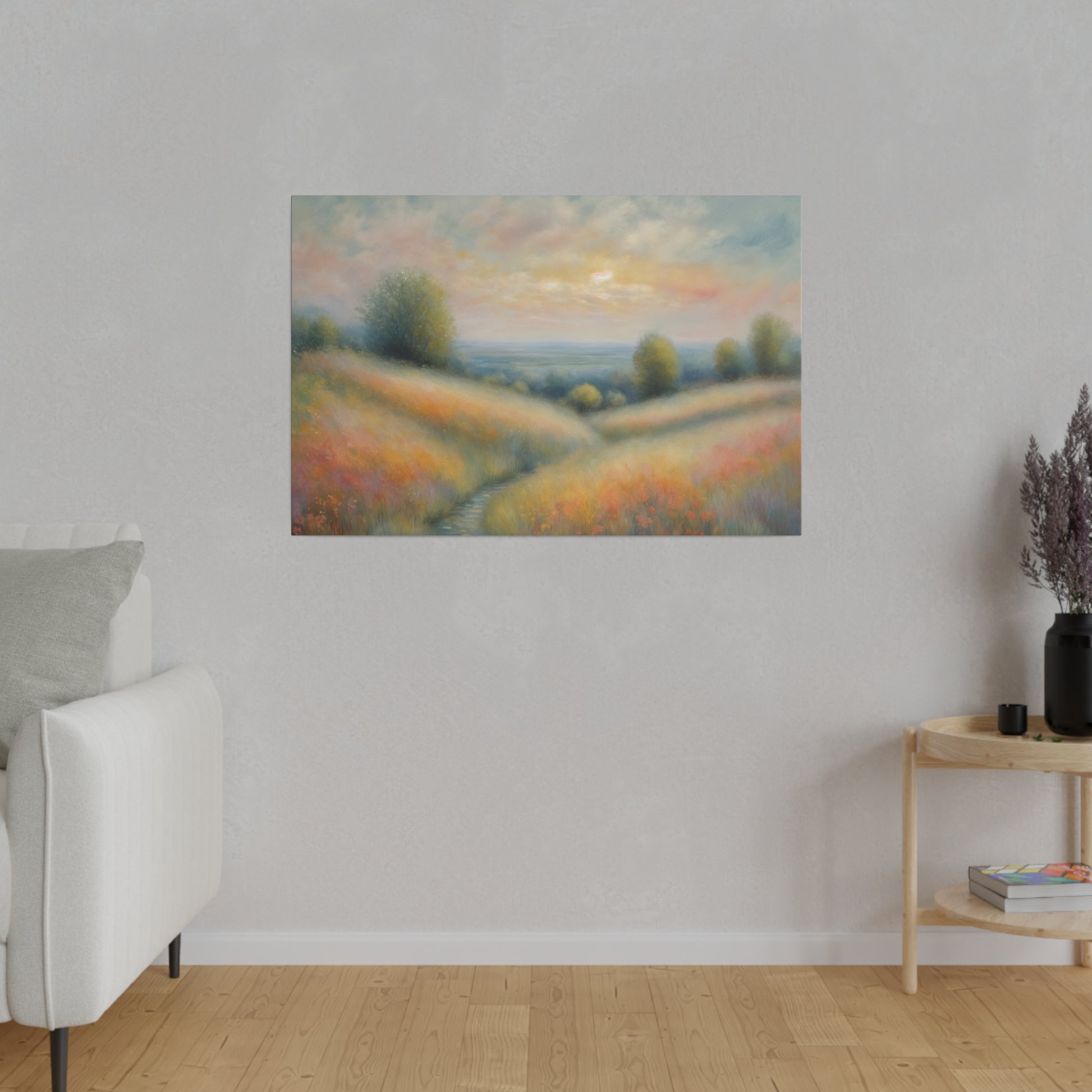 Impressionism Landscape Matte Canvas Print