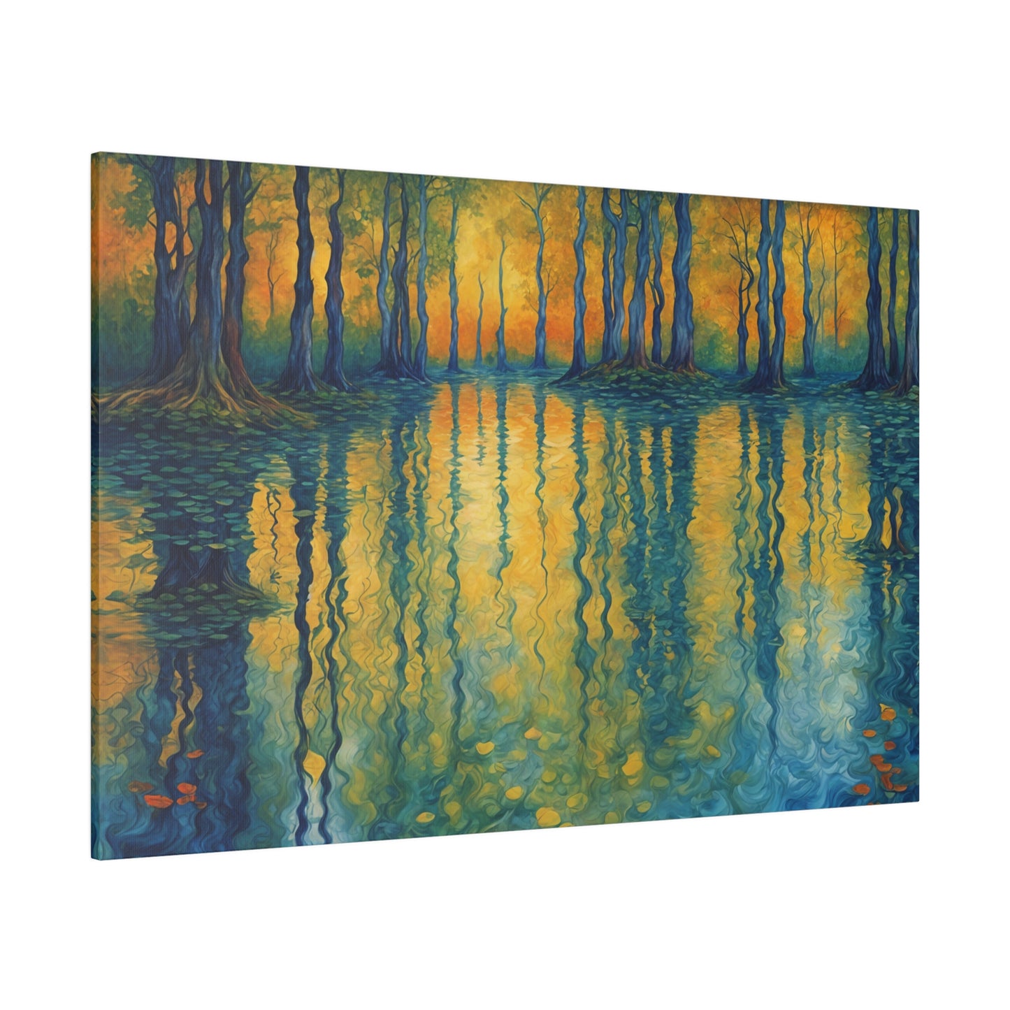 Impressionist Abstract Landscape Canvas Print