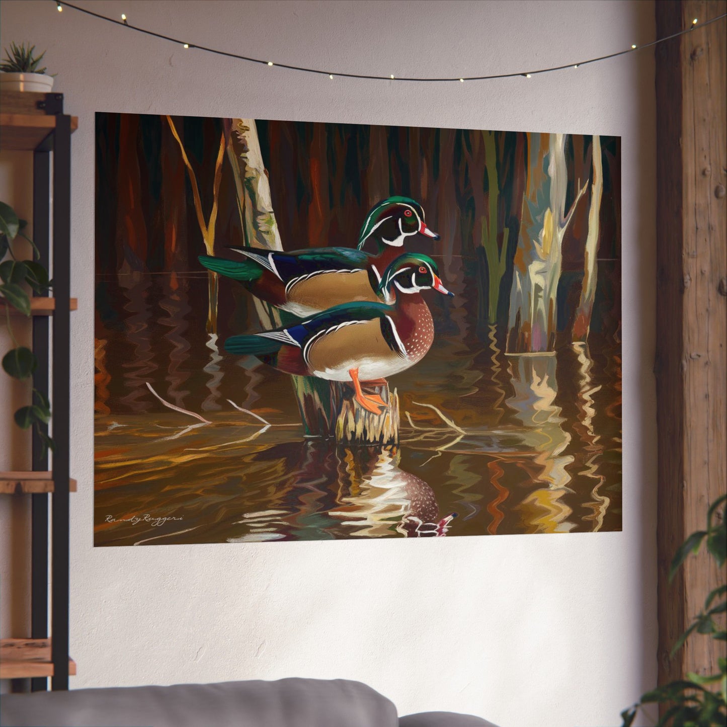 Woodies Take Refuge Duck Print