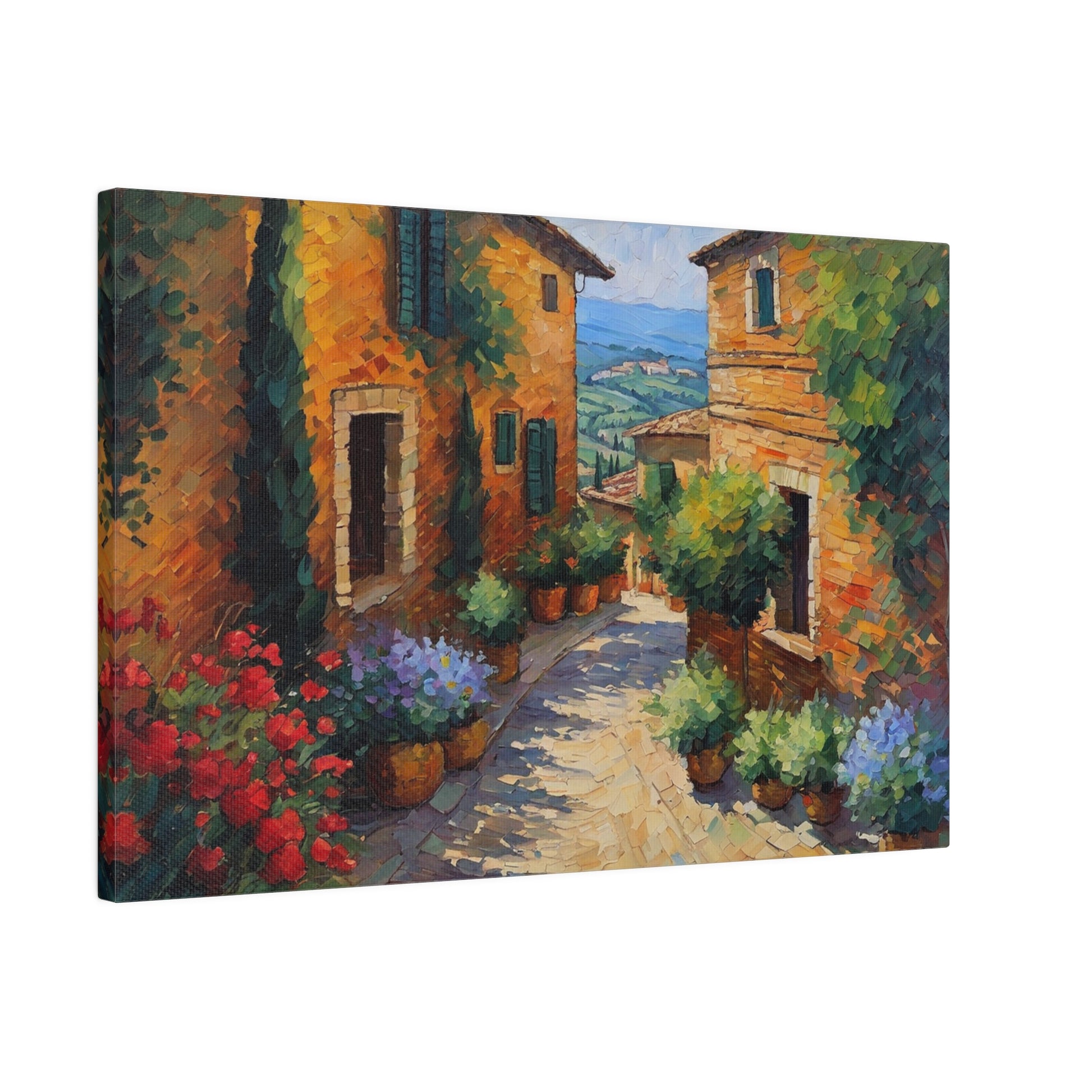 This stunning Montepulciano Italy art captures the beauty of the Italian landscape through a vintage print that will elevate any wall in your home. Expertly printed and crafted, this piece offers a unique glimpse of Italian culture and adds a touch of elegance to your decor. Perfect for art enthusiasts and lovers of travel alike.