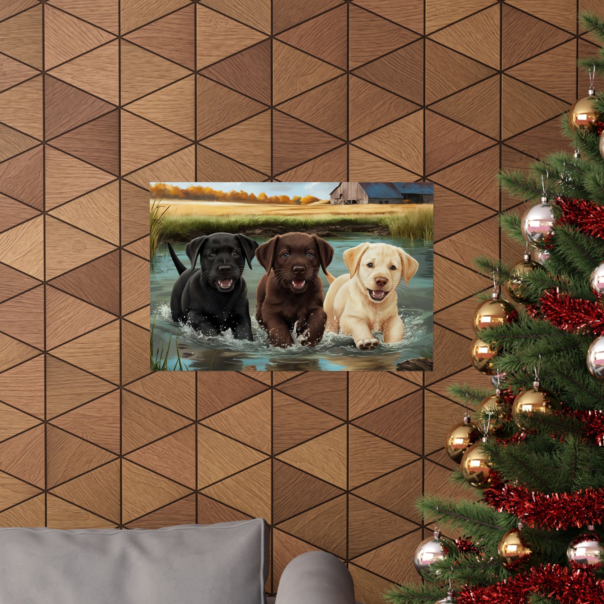 Labrador Retriever Puppies Print