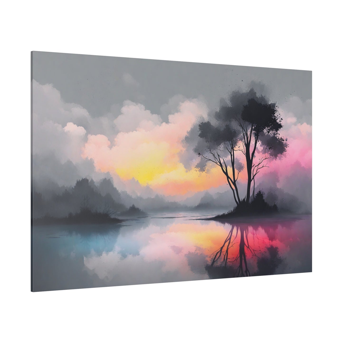 Abstract Landscape Matte Canvas Print