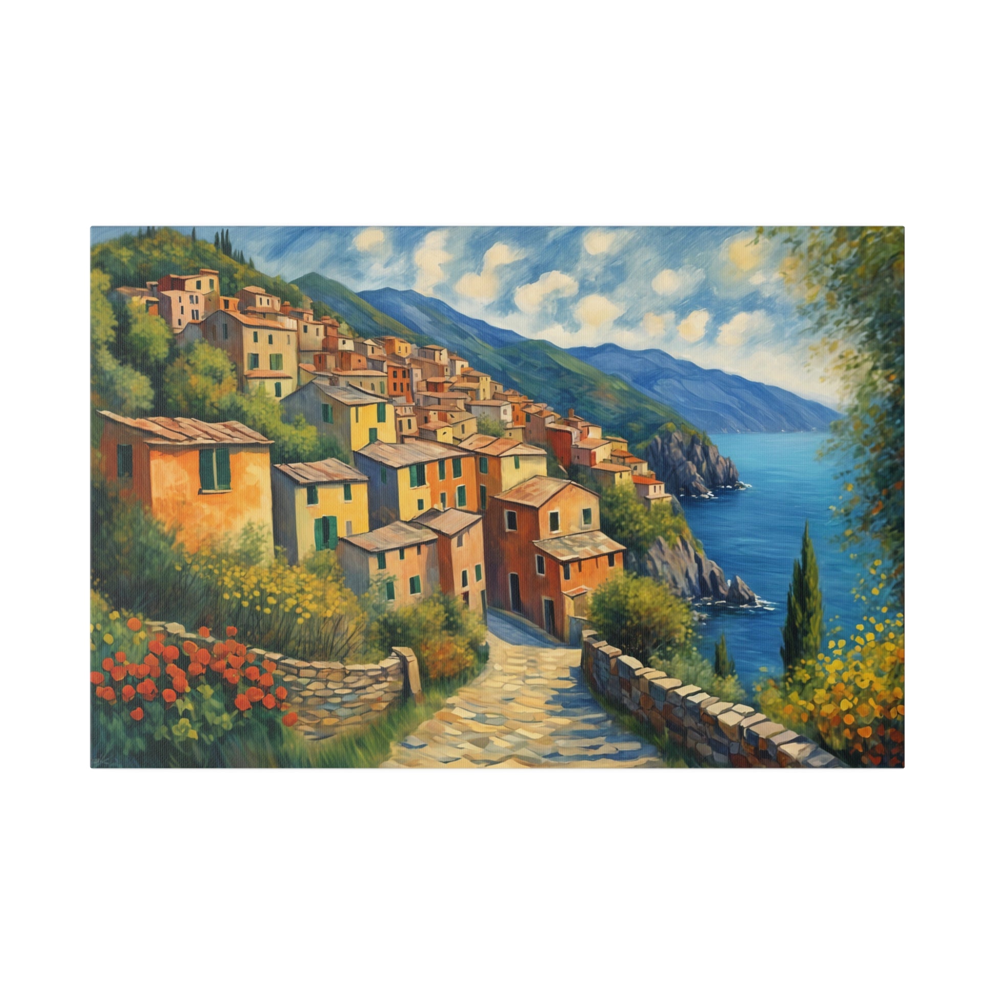 Italian Village of Cinque Terre Canvas Print