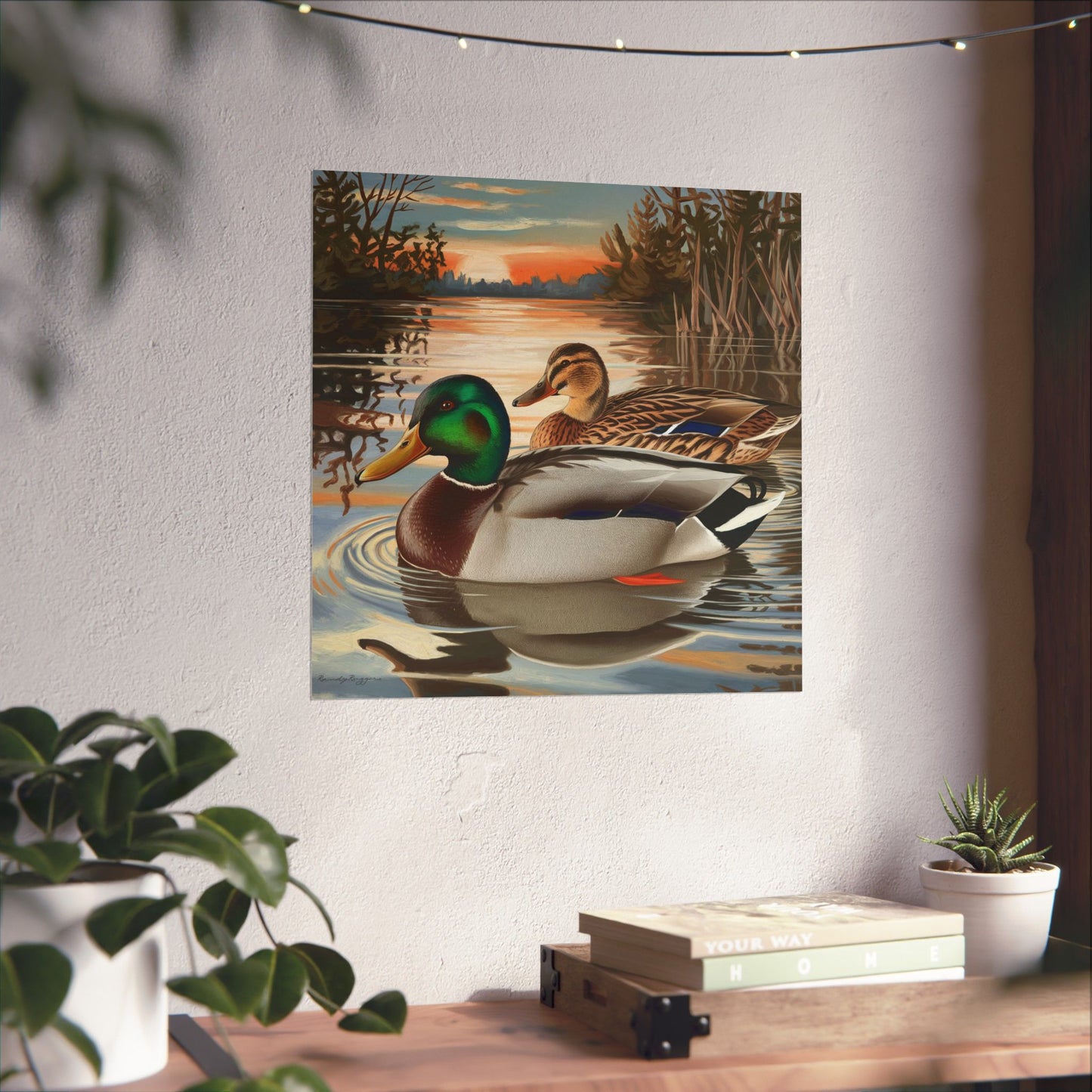 Peaceful Companionship Mallard Print