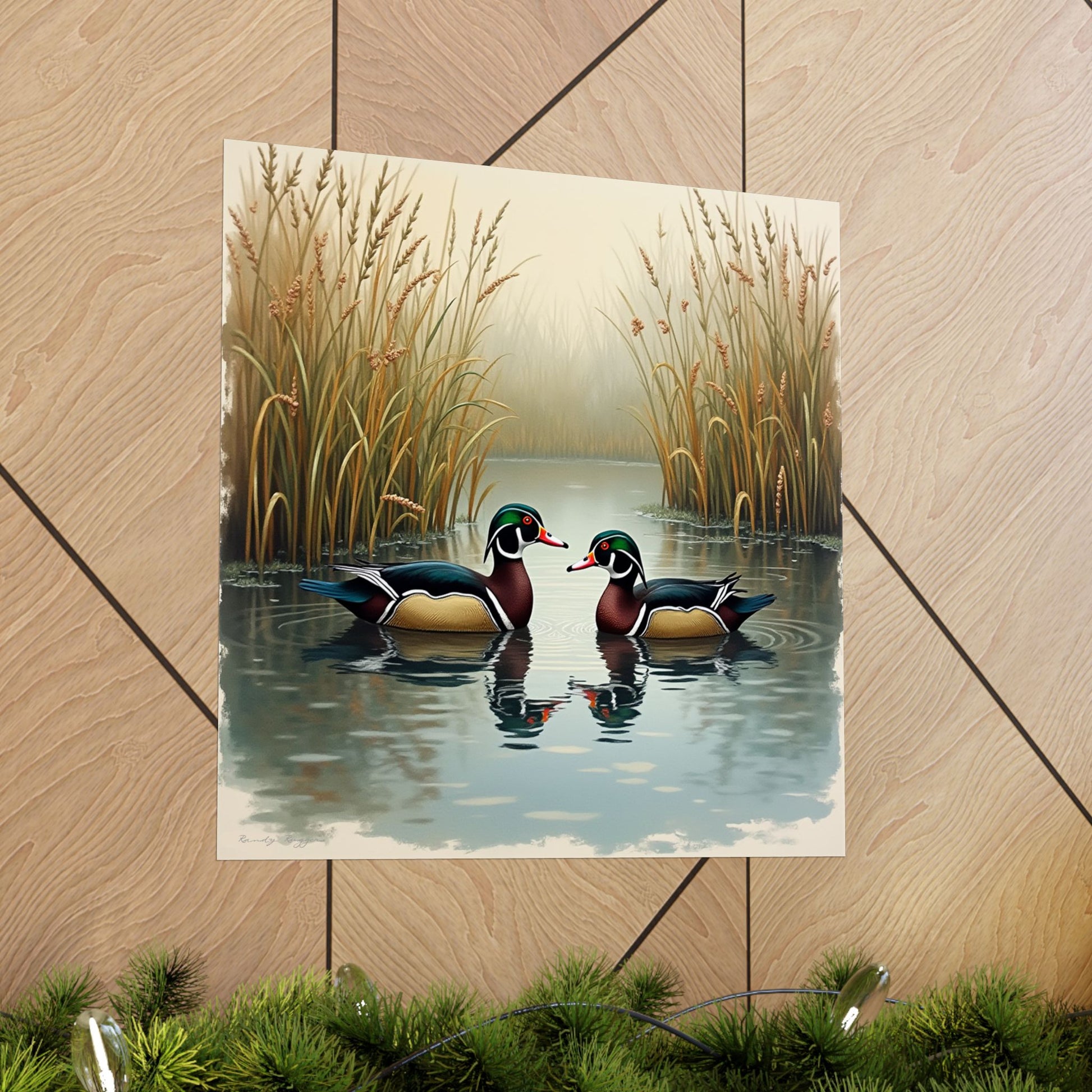 An Afternoon Refuge Wood Ducks Print