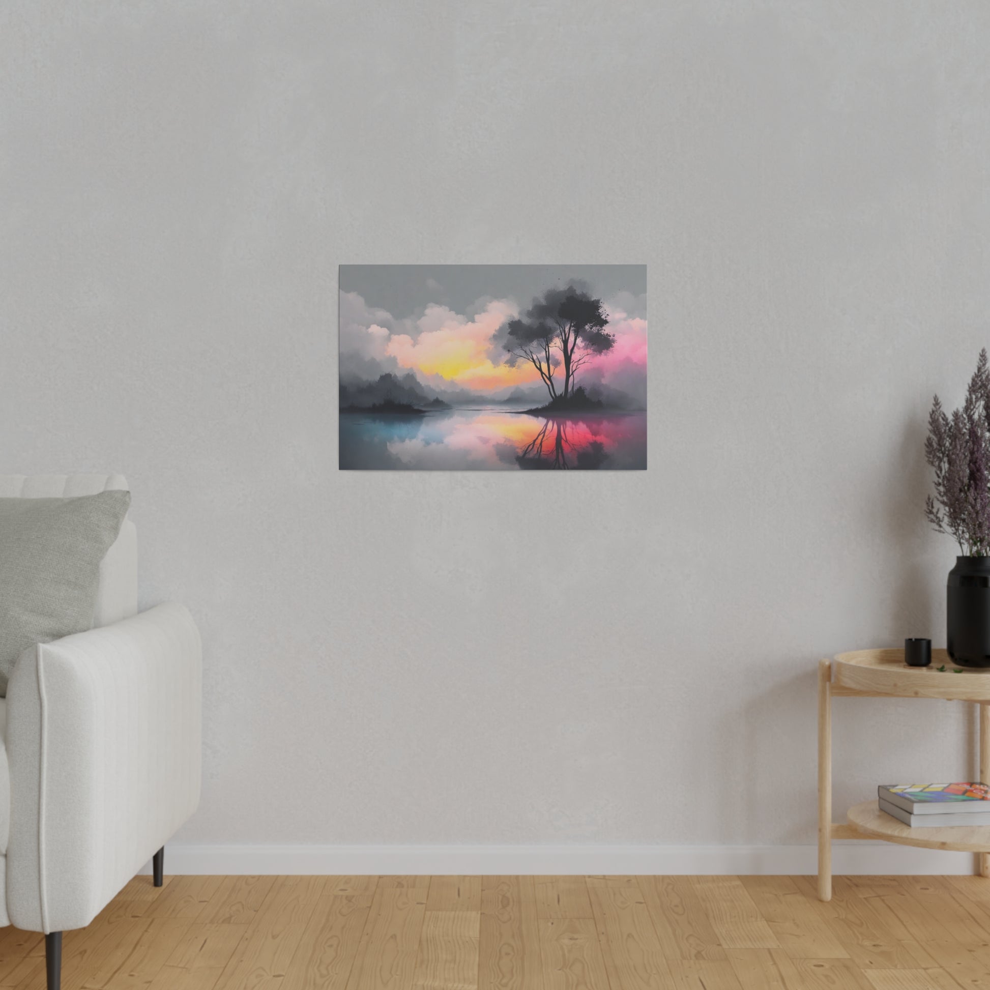 Abstract Landscape Matte Canvas Print