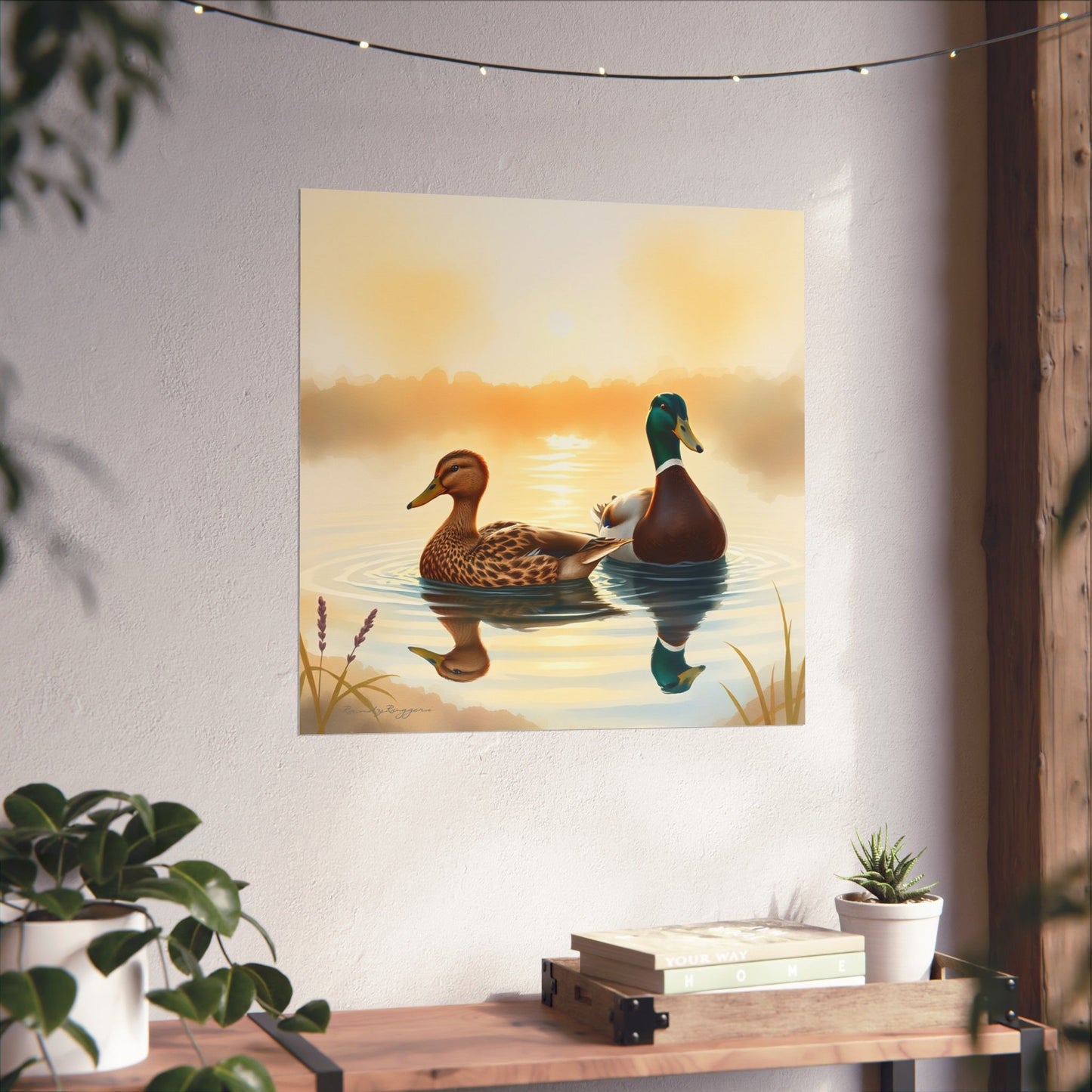 Mallards in the Marsh Duck Prints