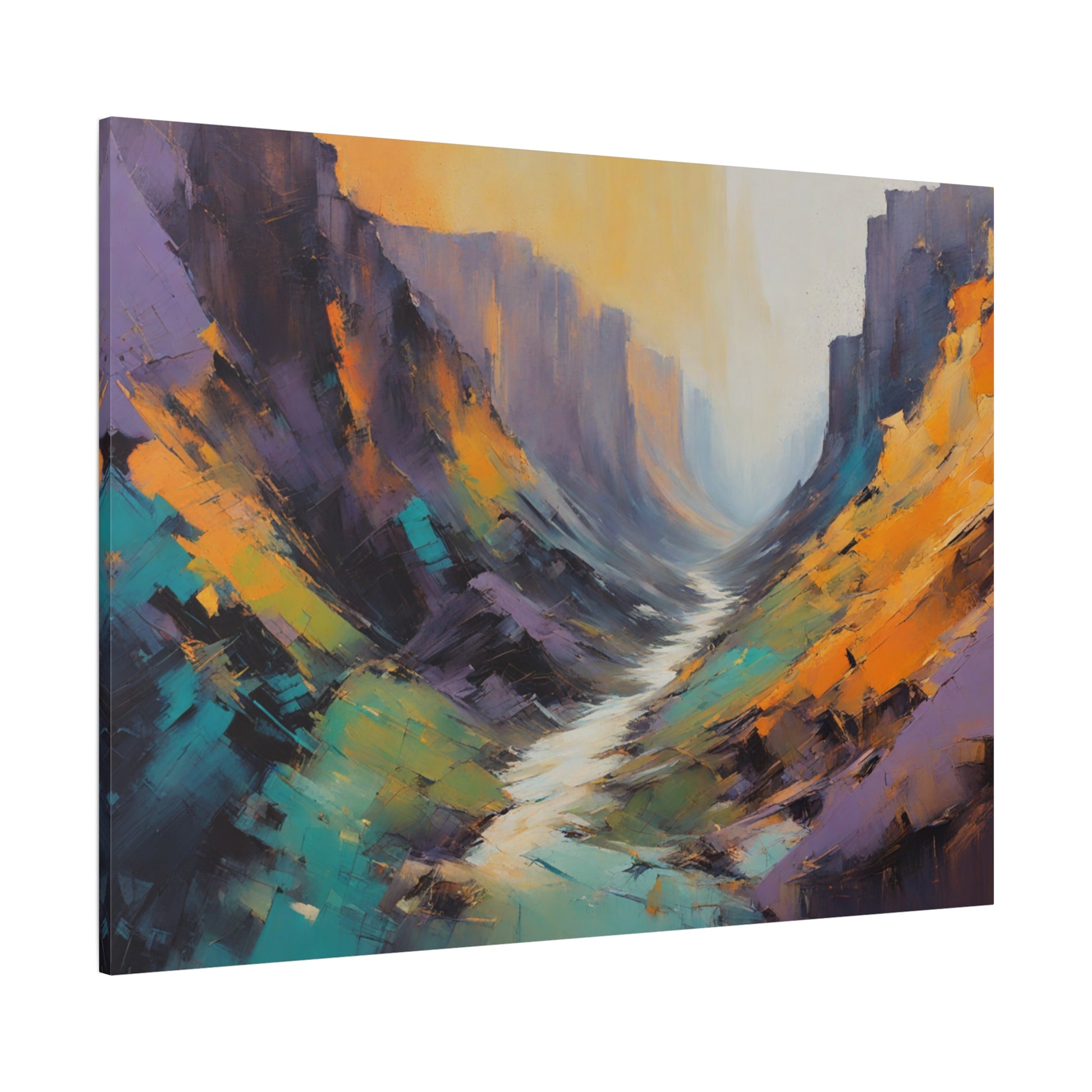 Grand Canyon Abstract Matte Canvas Print