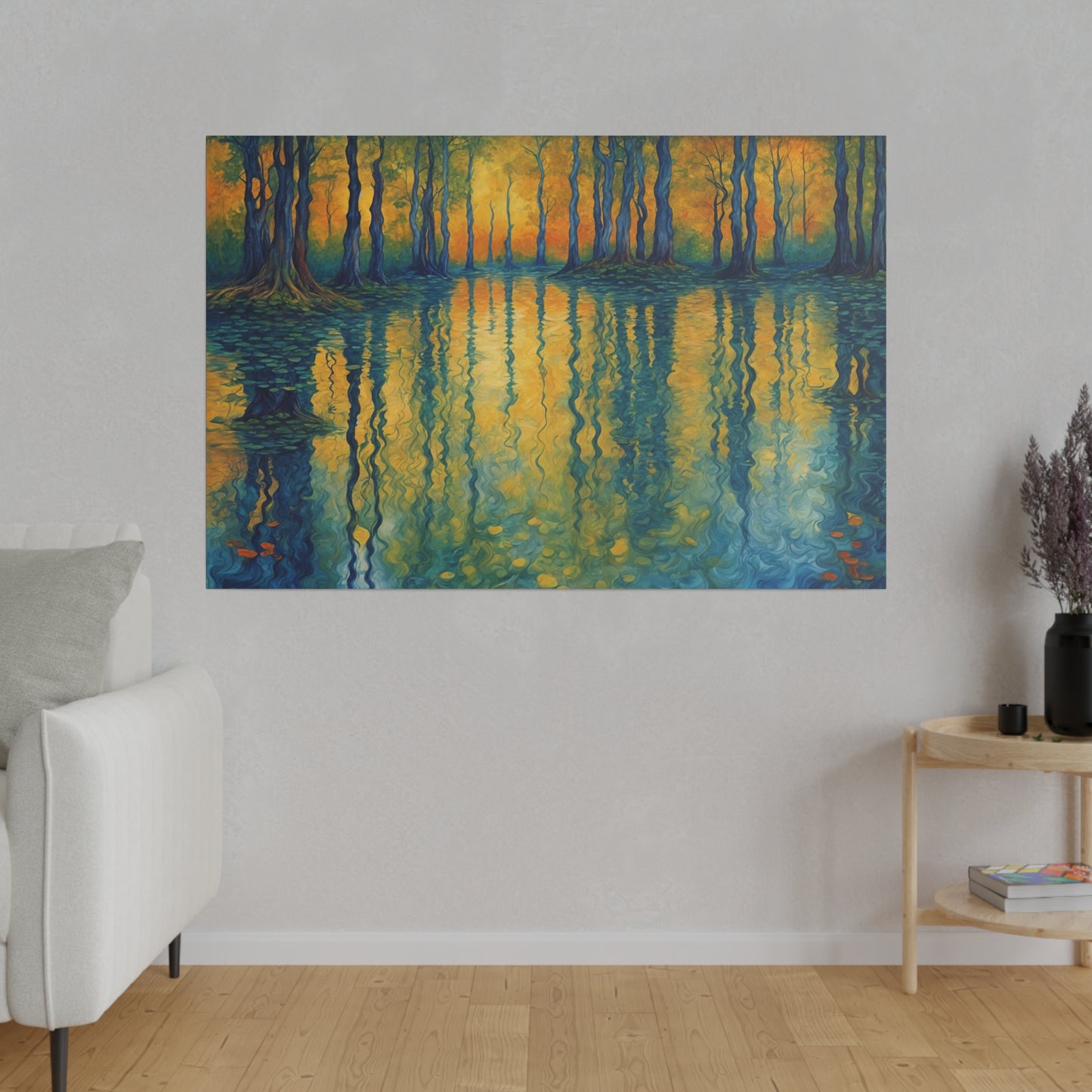 Impressionist Abstract Landscape Canvas Print