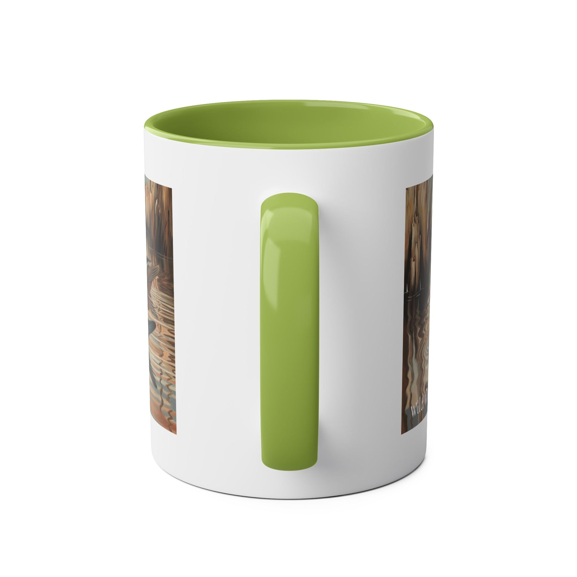 Wood Ducks Two-Tone Coffee Mug, 11oz