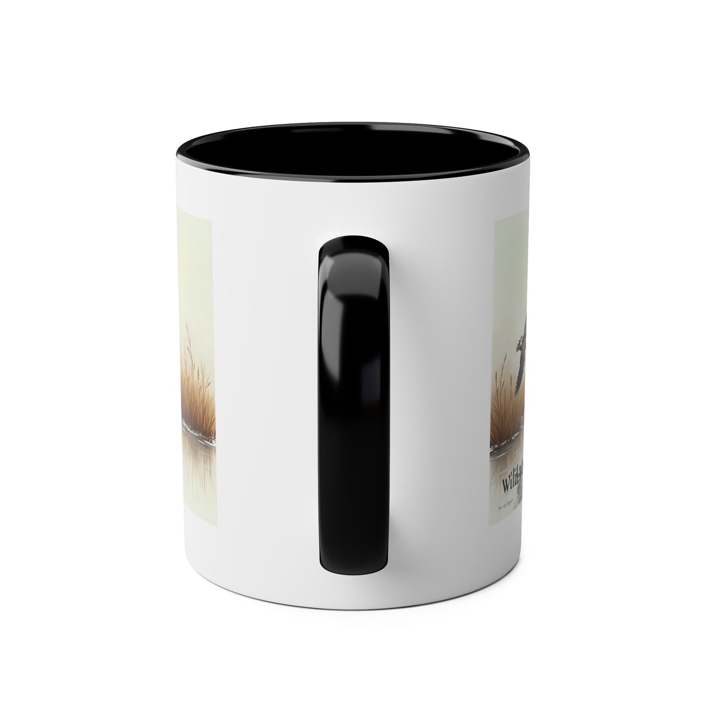 Canadian Geese Two-Tone Coffee Mugs, 11oz