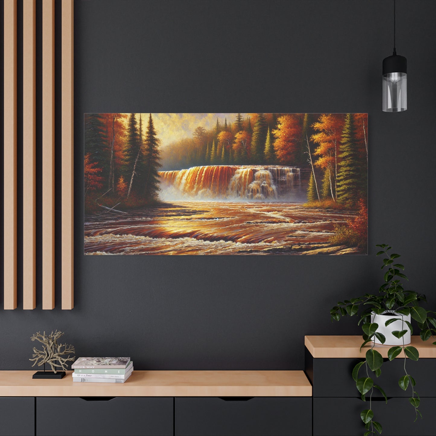 Upper Tahquamenon Falls Impressionist-style Print