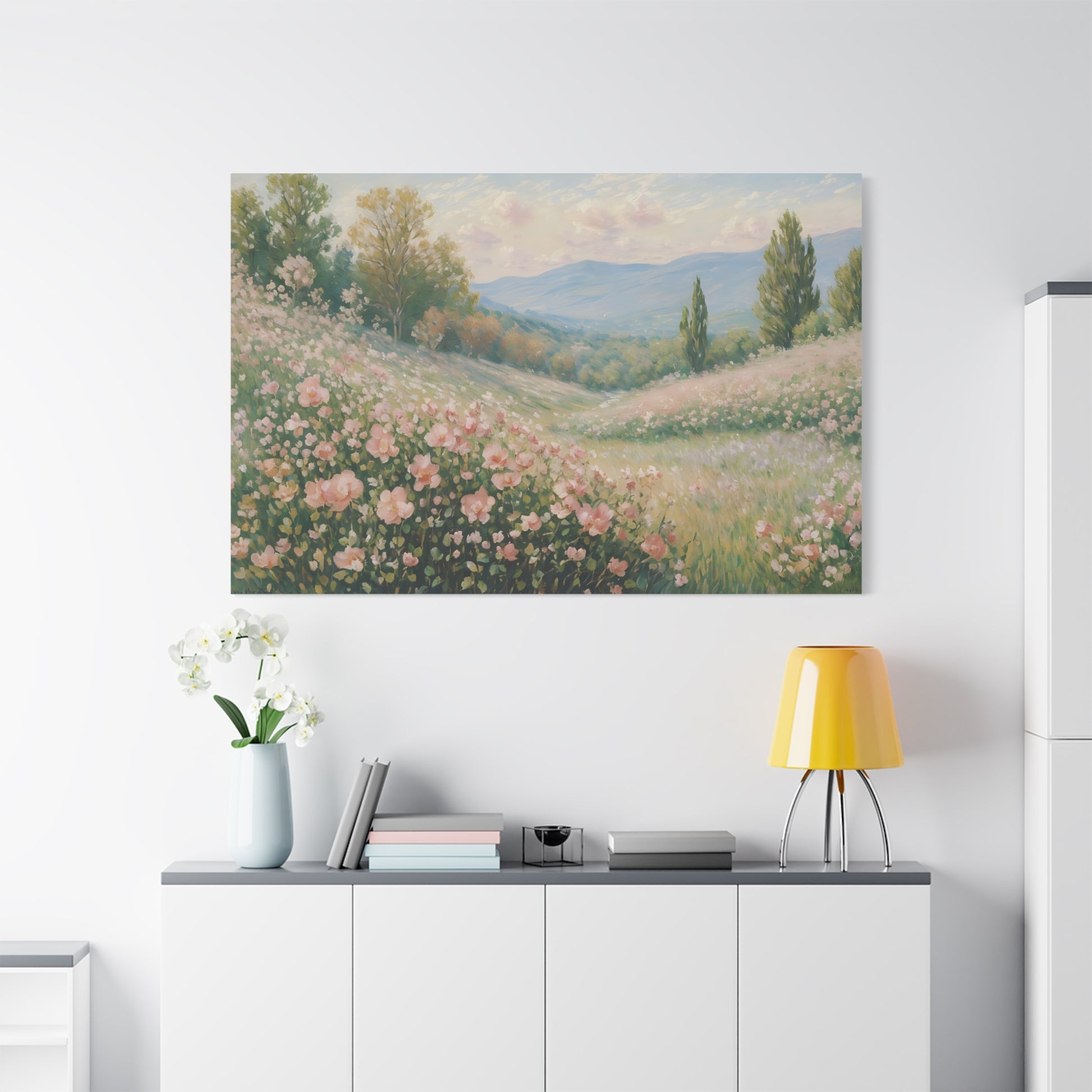 Field of Wildflowers Impressionist Print