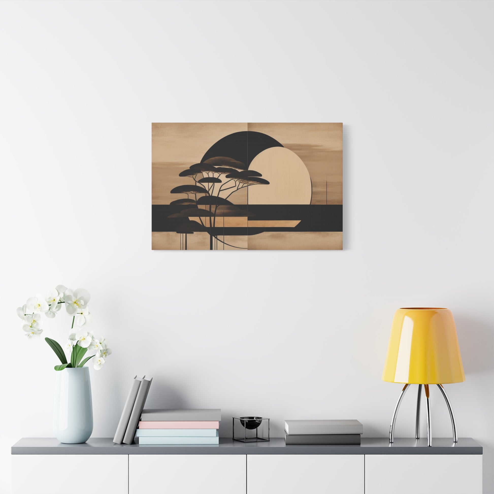 Abstract Japanese Matte Canvas Print