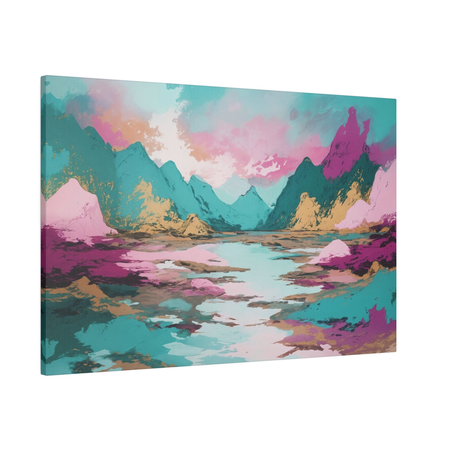 Abstract Western Landscape Wall Art