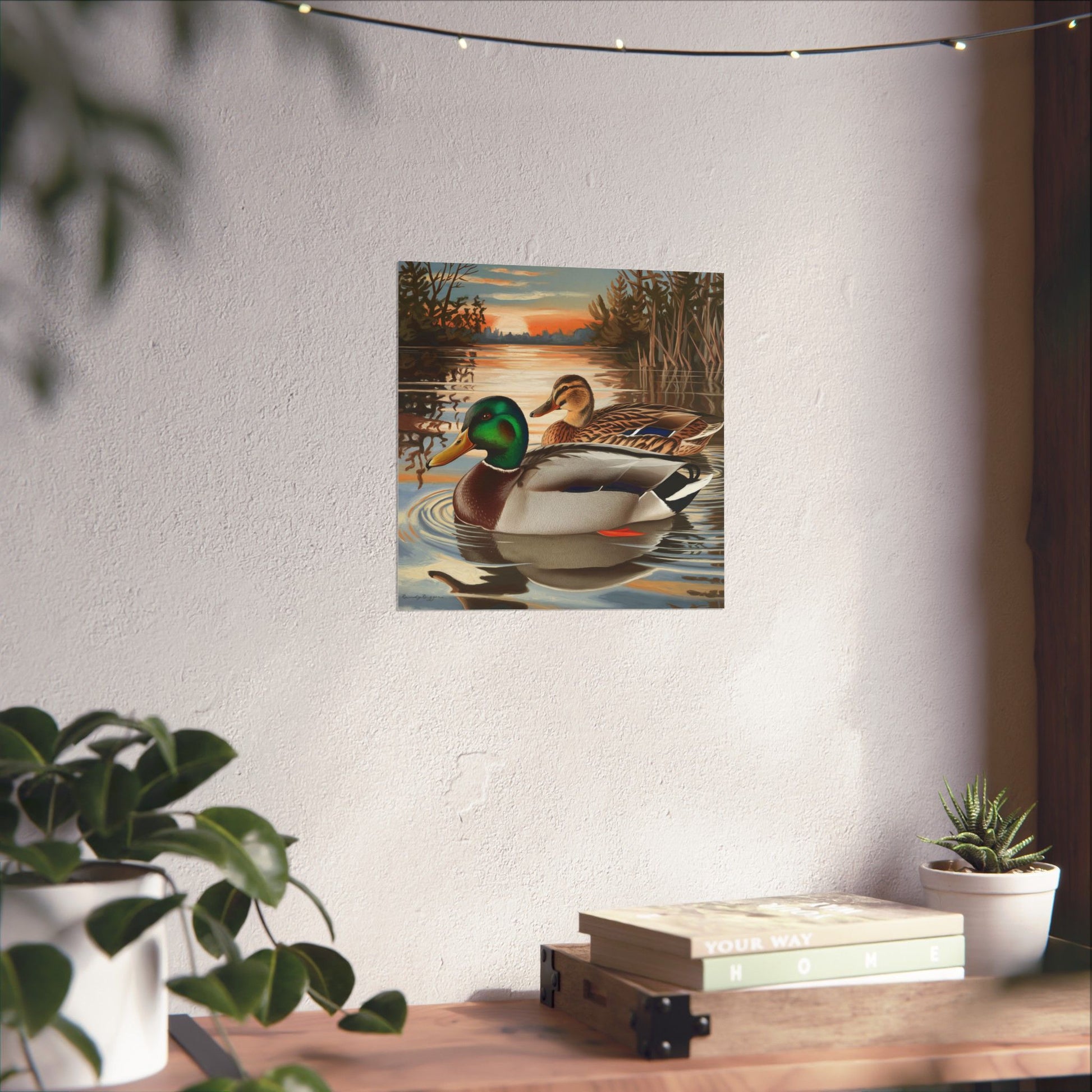 Peaceful Companionship Mallard Print