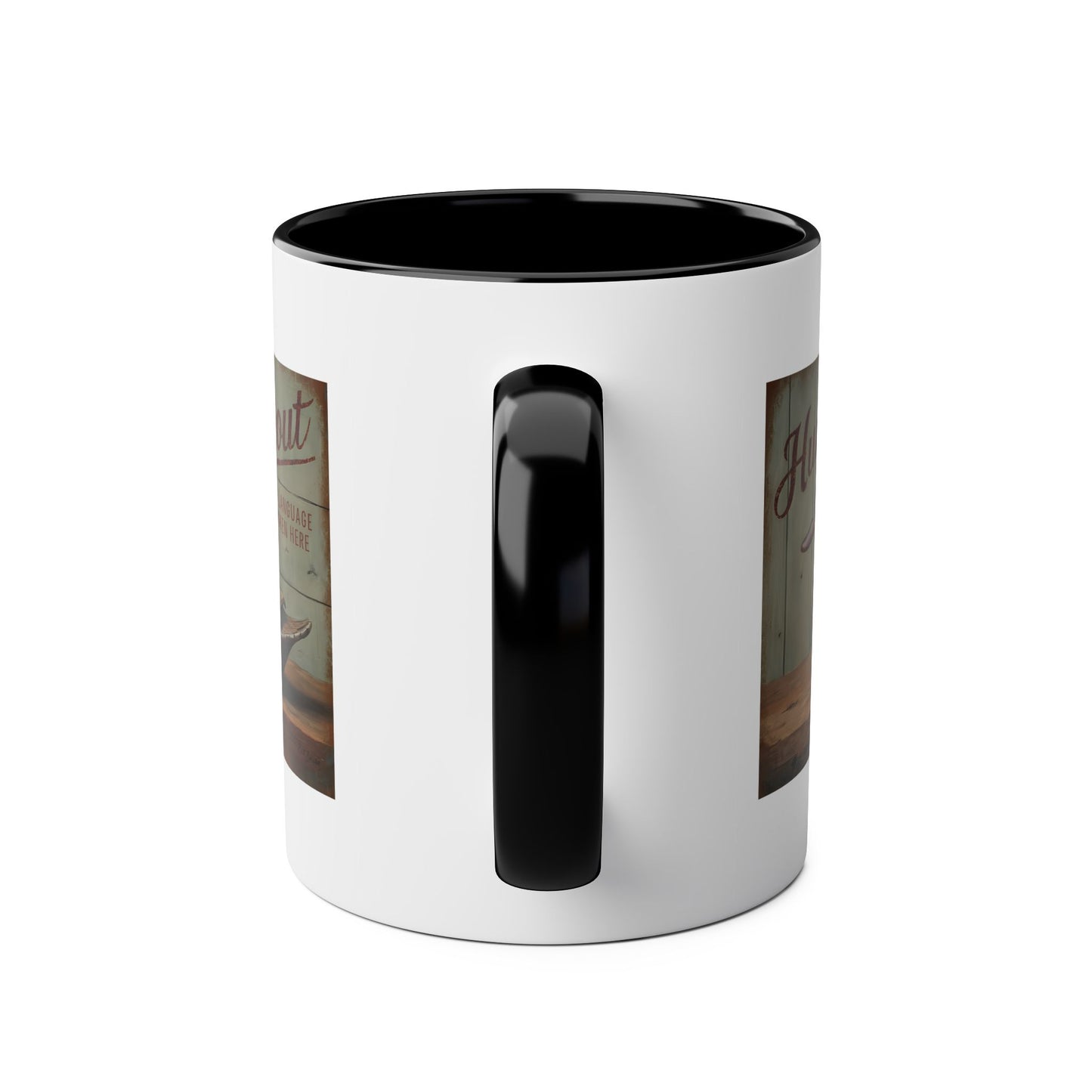 Hunters Hideout Two-Tone Coffee Mug, 11oz