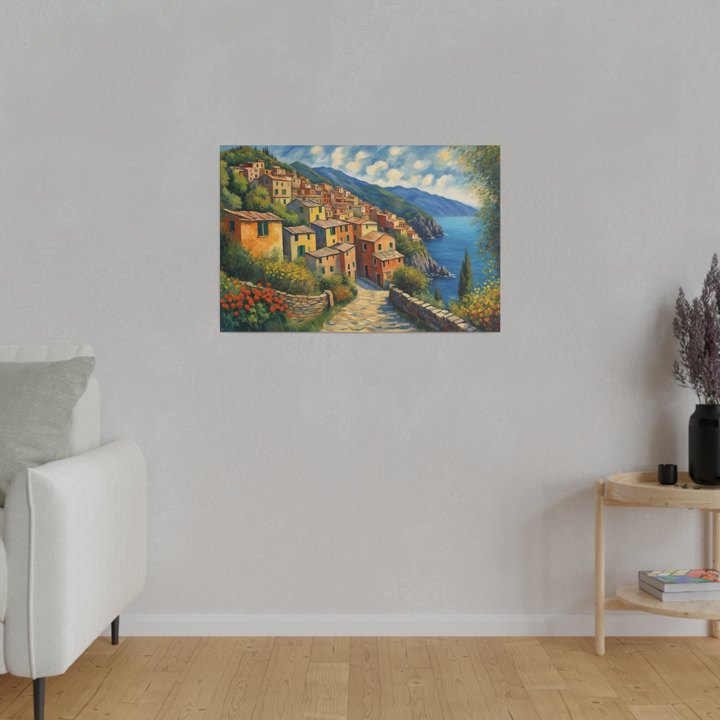 Italian Village of Cinque Terre Canvas Print