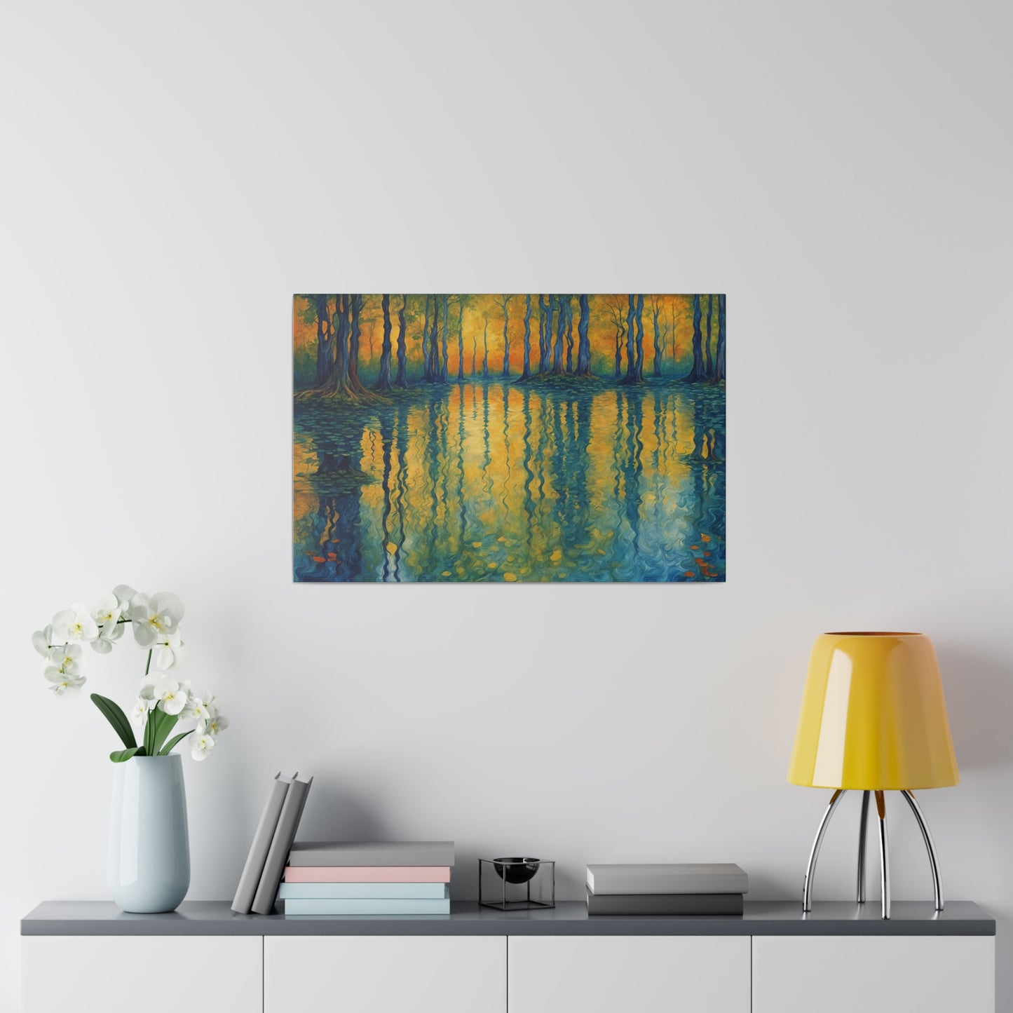 Impressionist Abstract Landscape Canvas Print