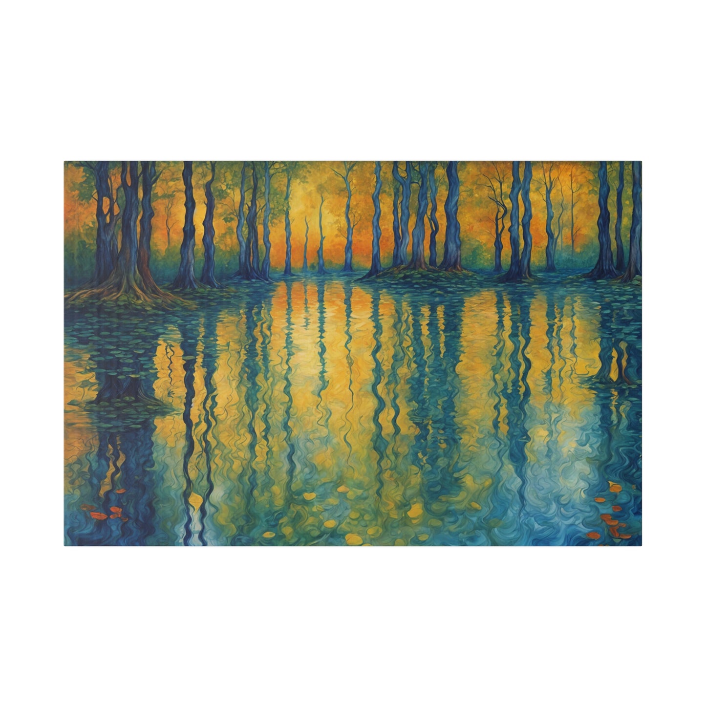 Impressionist Abstract Landscape Canvas Print