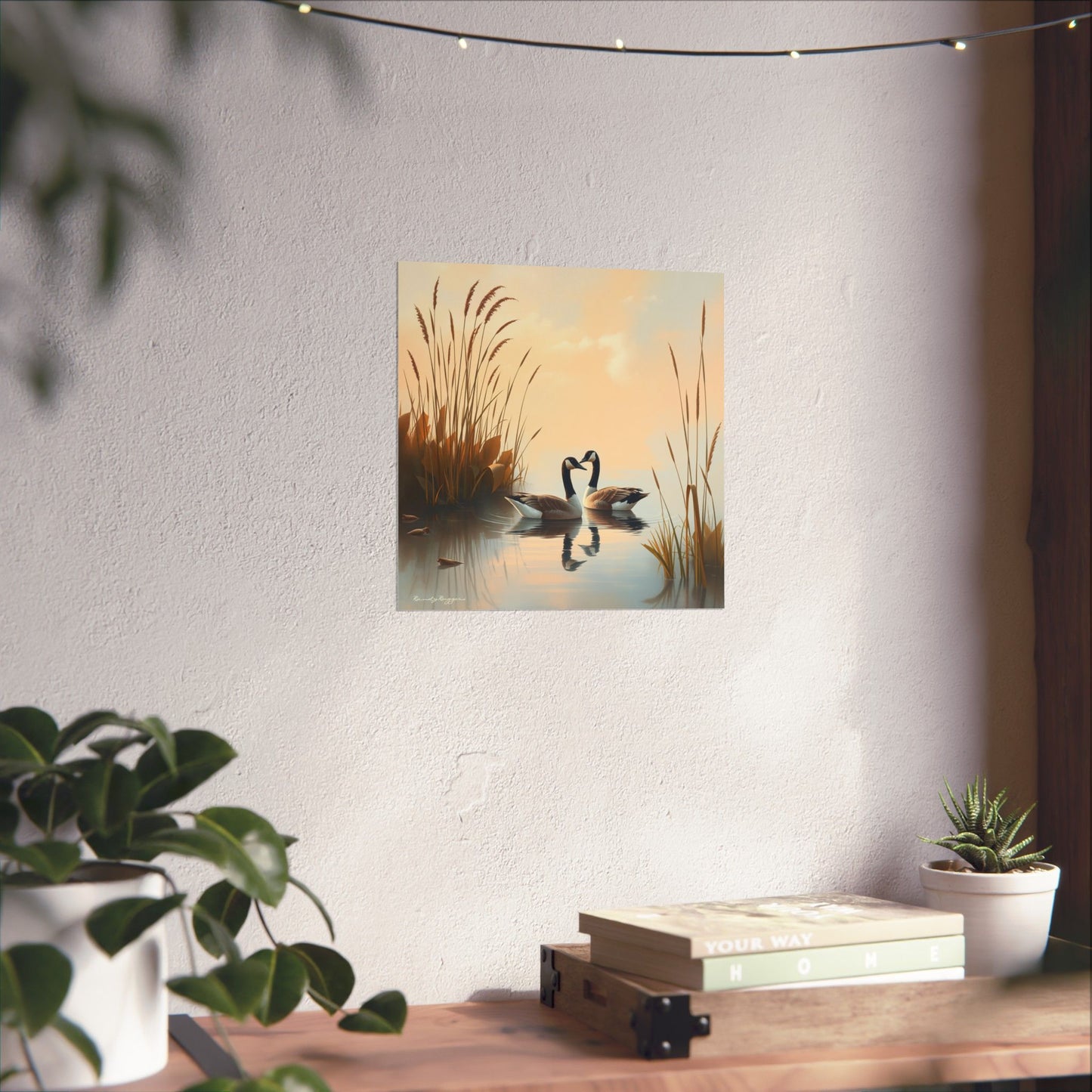 Canadian Geese Natural Sanctuary Print