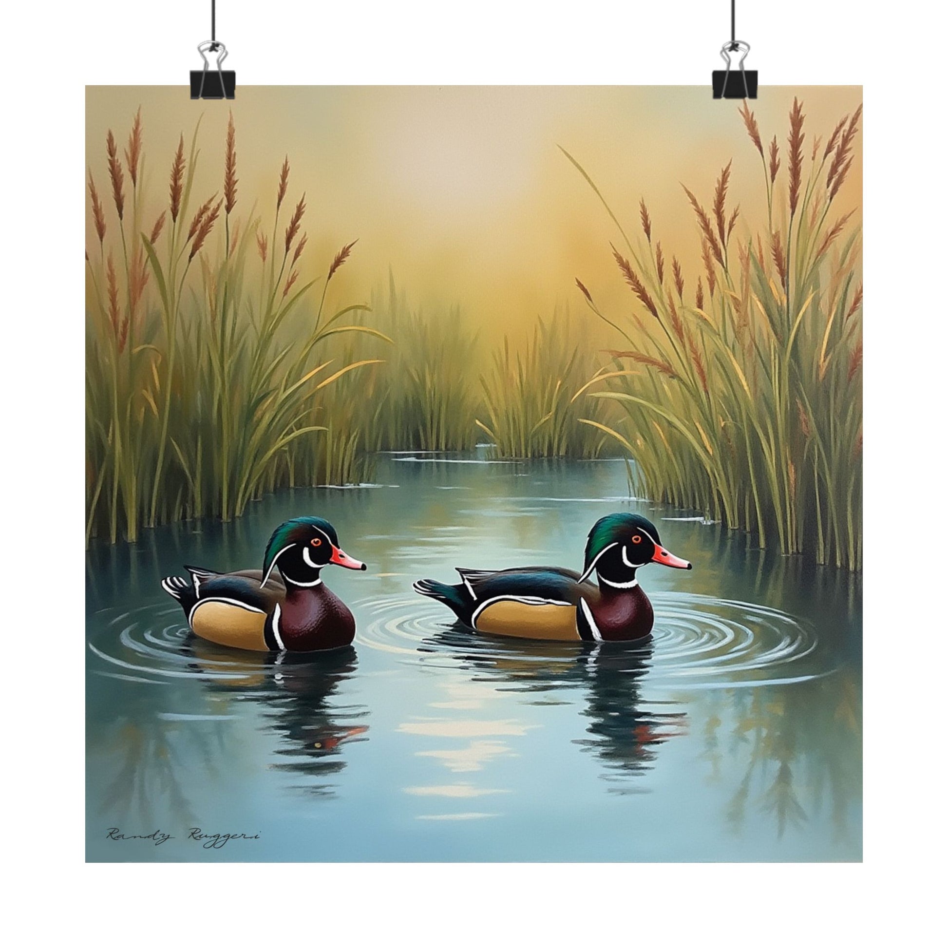 Wood Ducks Sanctuary Print