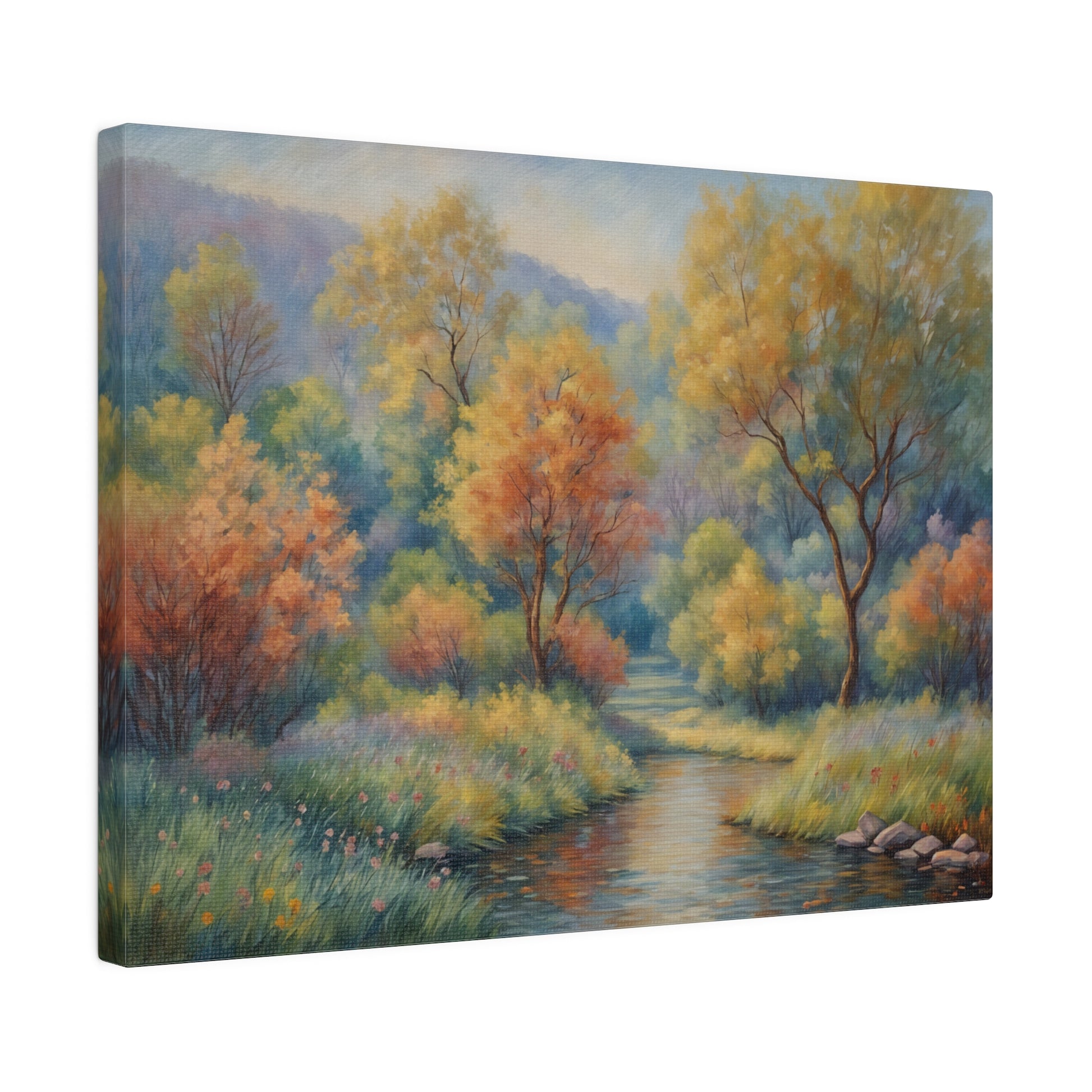 Nature-inspired Wildflower landscape Canvas Print