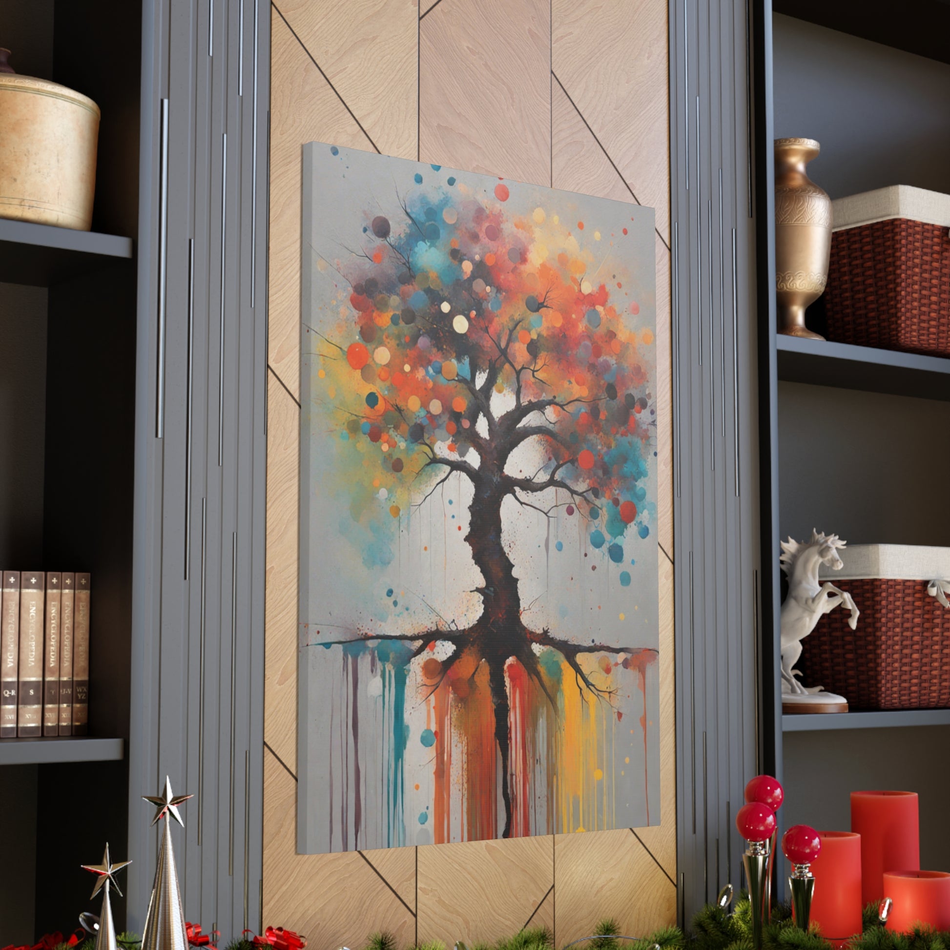 Abstract Tree Canvas Gallery Wraps