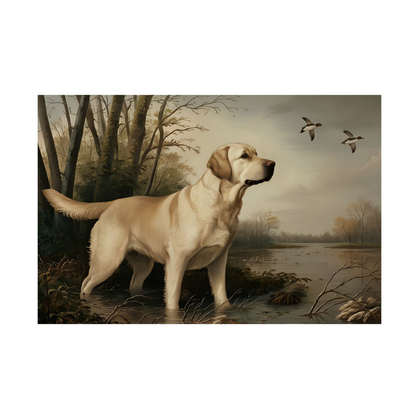 Labrador Retriever, Yellow Labrador Print