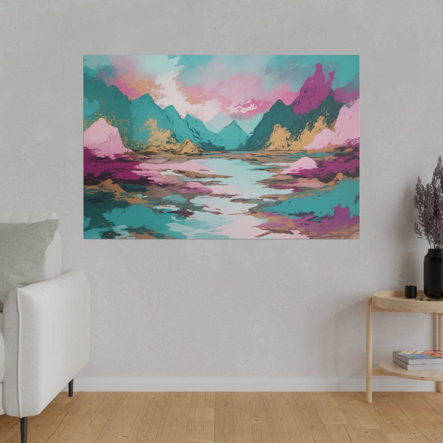 Abstract Western Landscape Wall Art