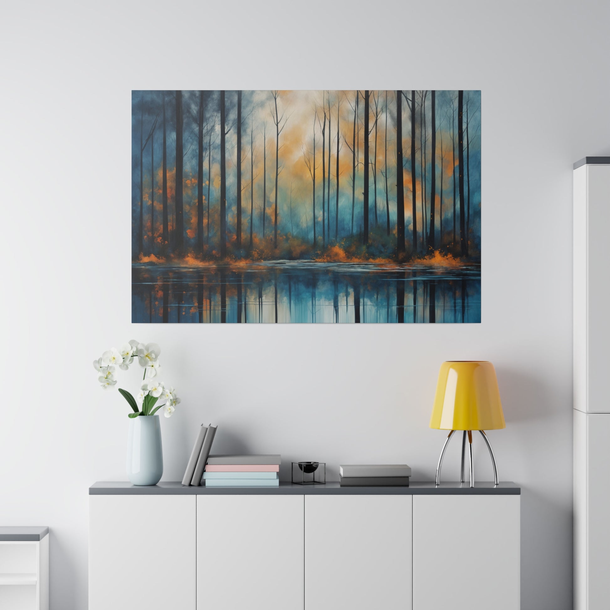 Bohemian Abstract Landscape Canvas Print