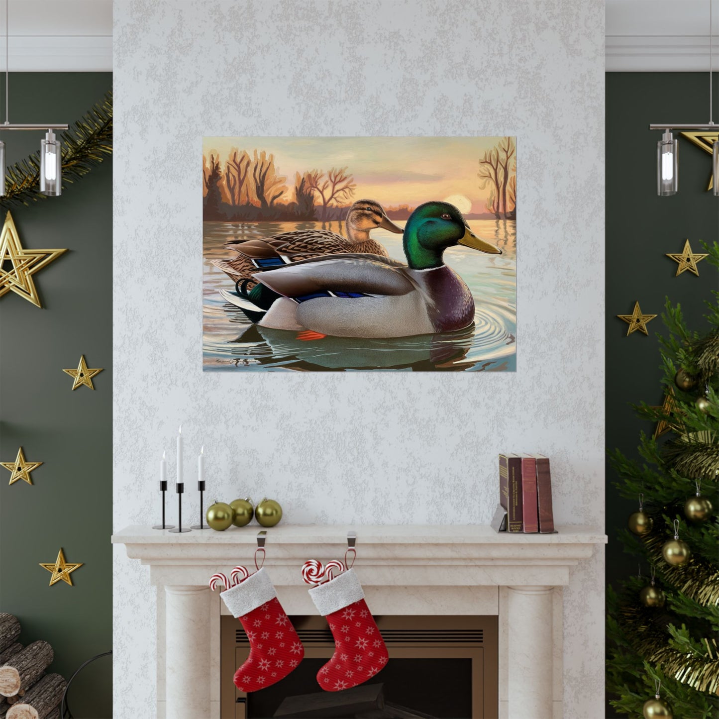 Peaceful Companionship Mallard Print