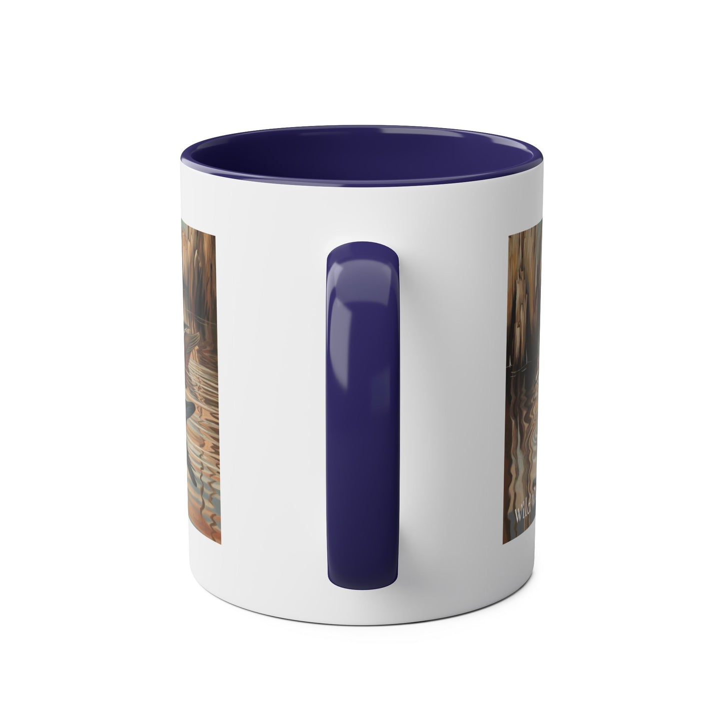 Wood Ducks Two-Tone Coffee Mug, 11oz