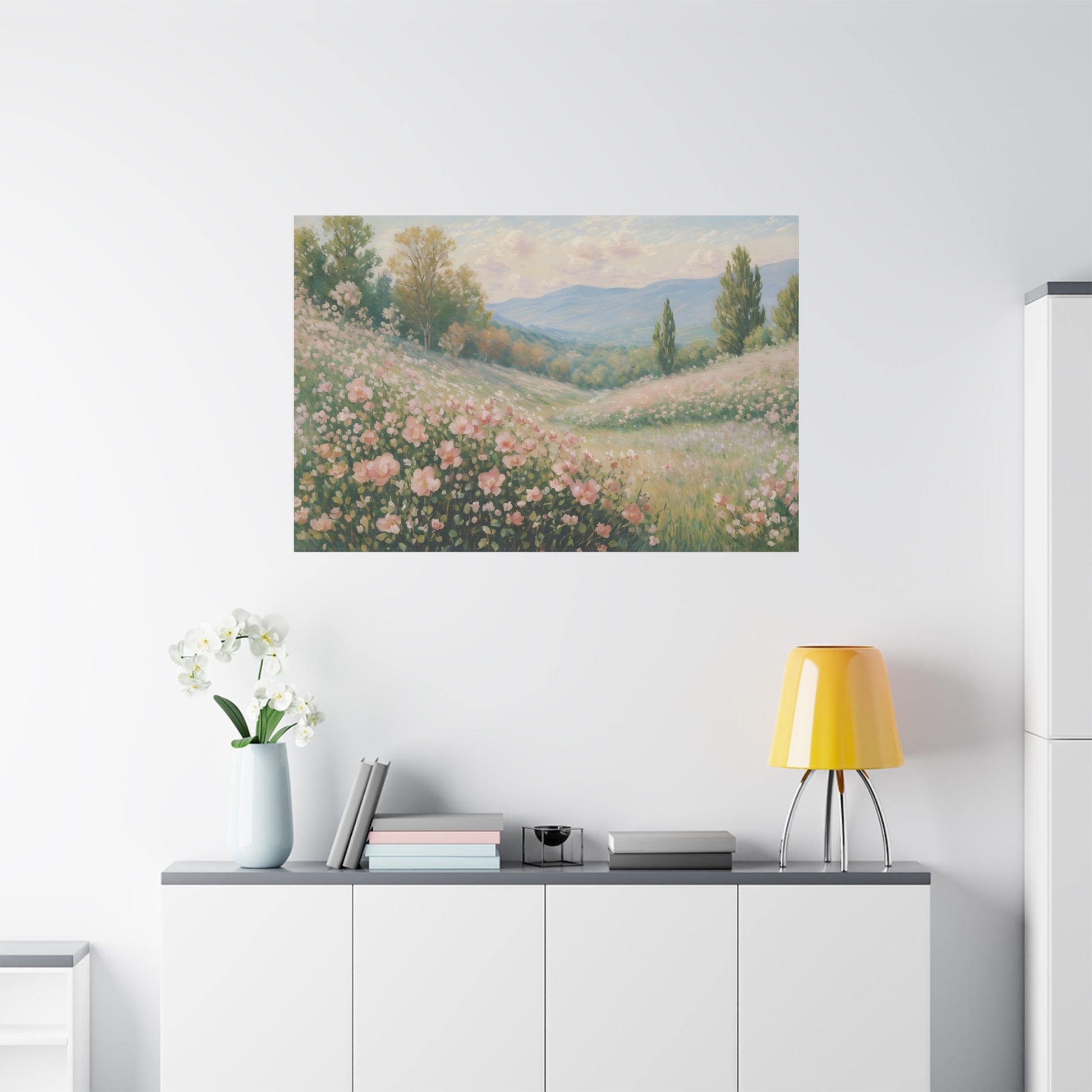 Field of Wildflowers Impressionist Print